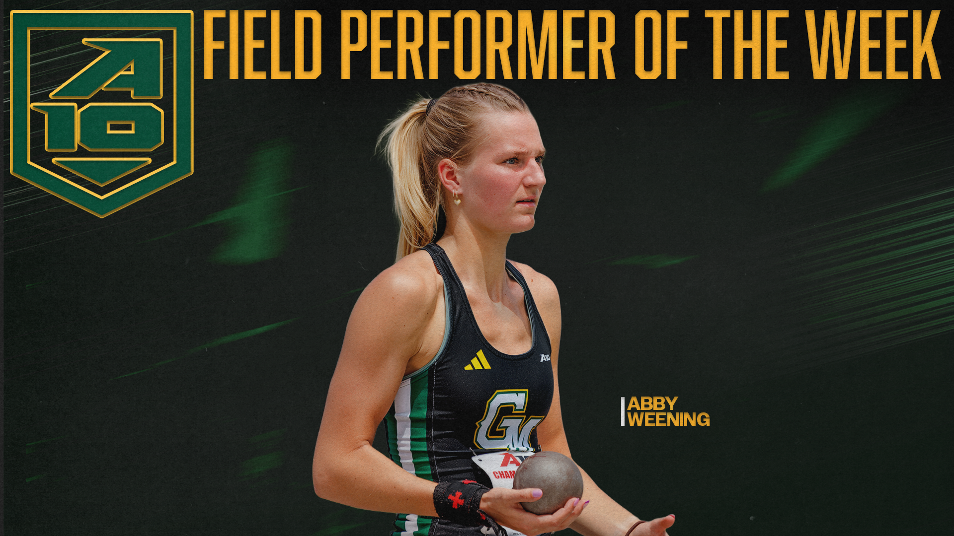 Abby Weening 4/15 Field POTW