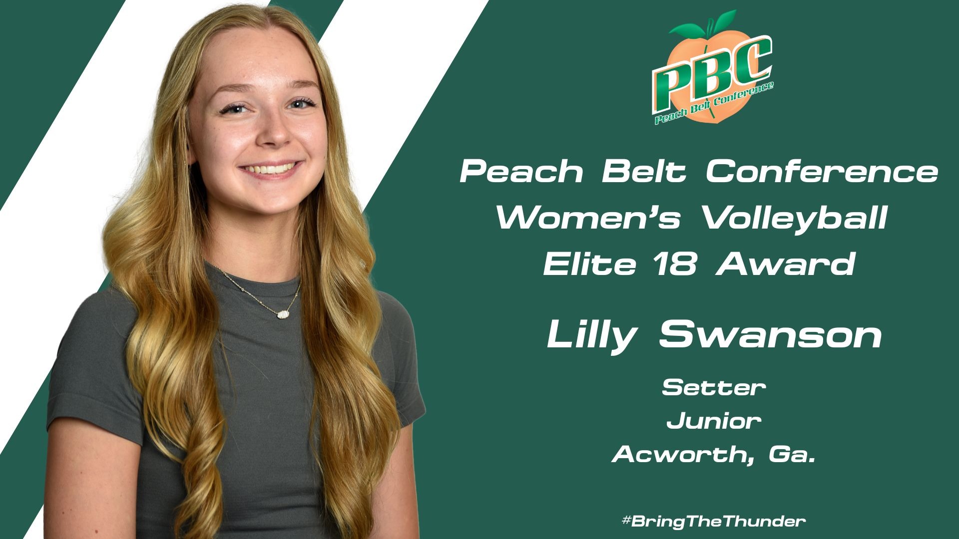 PBC Elite 18 Award Winner - Lilly Swanson