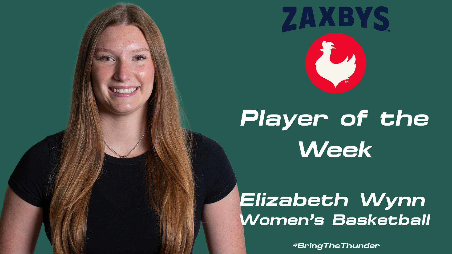 Zaxbys Player of the Week Elizabeth Wynn