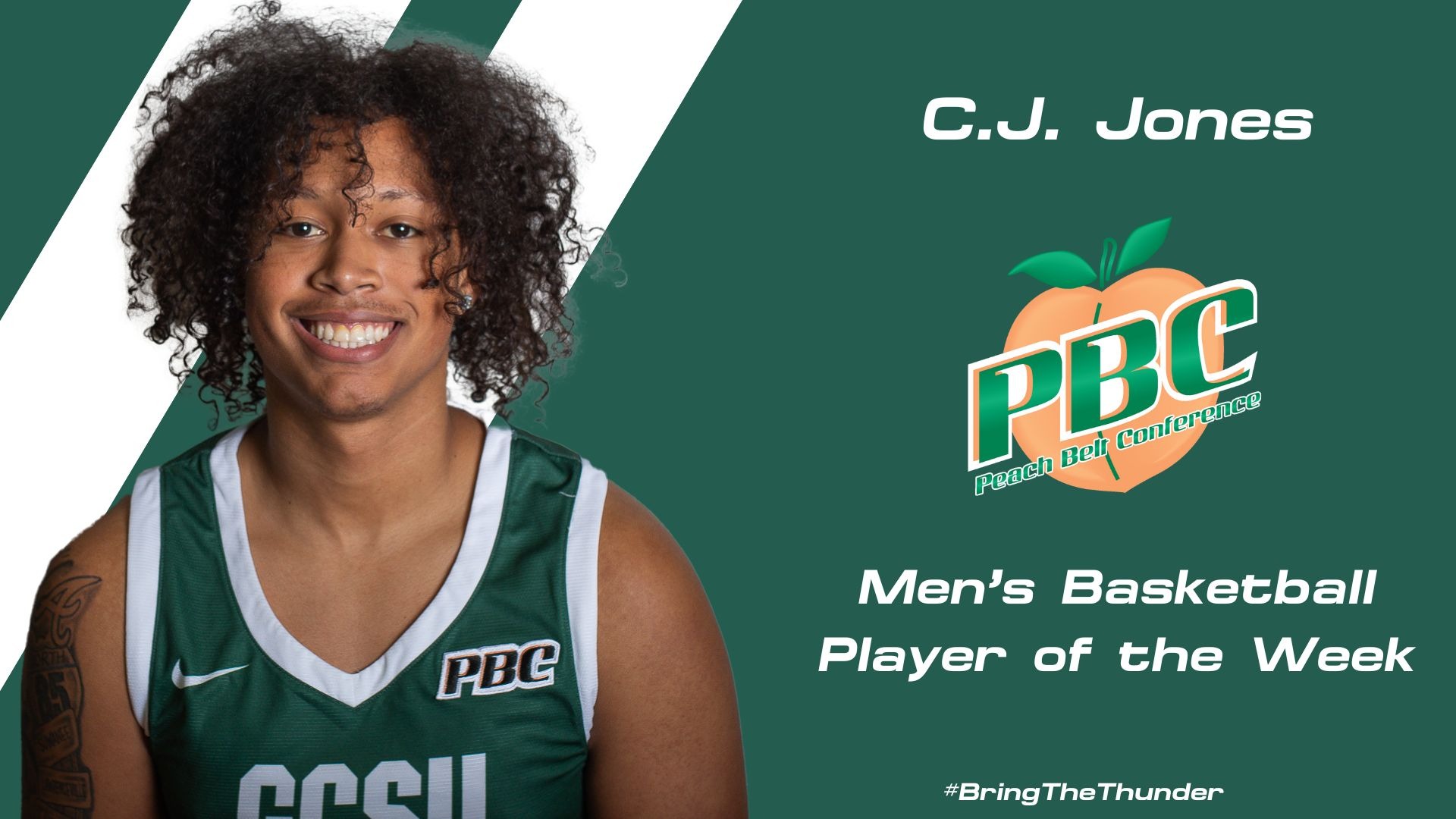 Peach Belt Player of the Week C.J. Jones