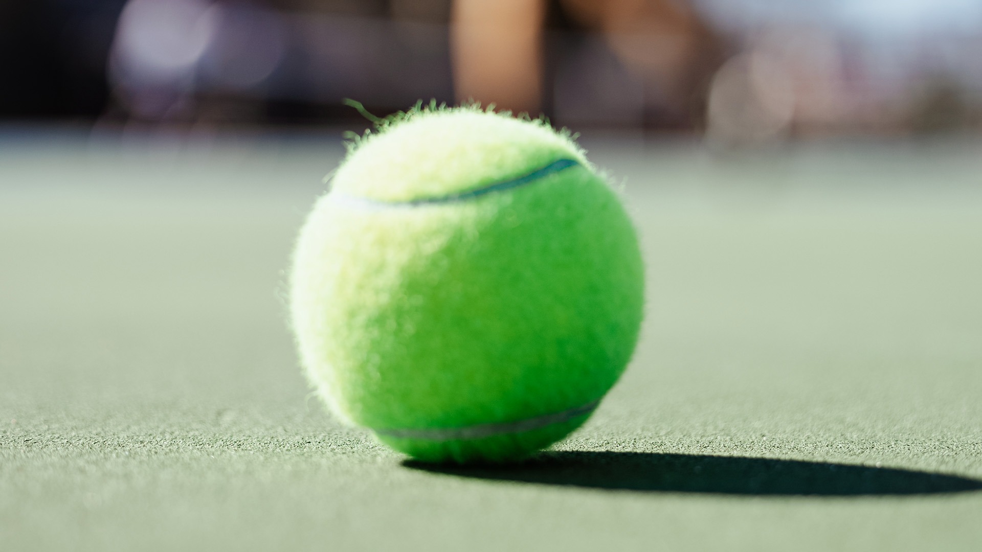 Tennis Ball on Court