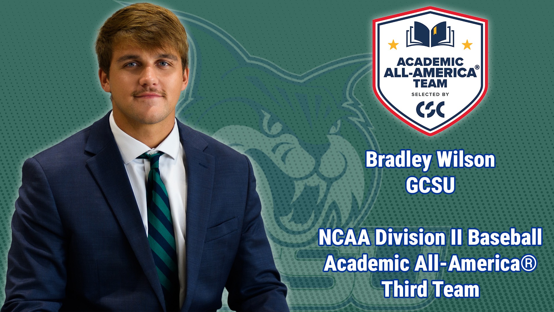 Bradley Wilson - NCAA Division II Baseball CSC Academic All-America Third Team