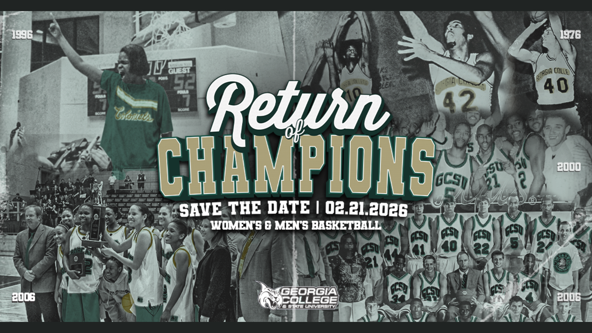 Basketball Return of the Champions Weekend Feb. 21