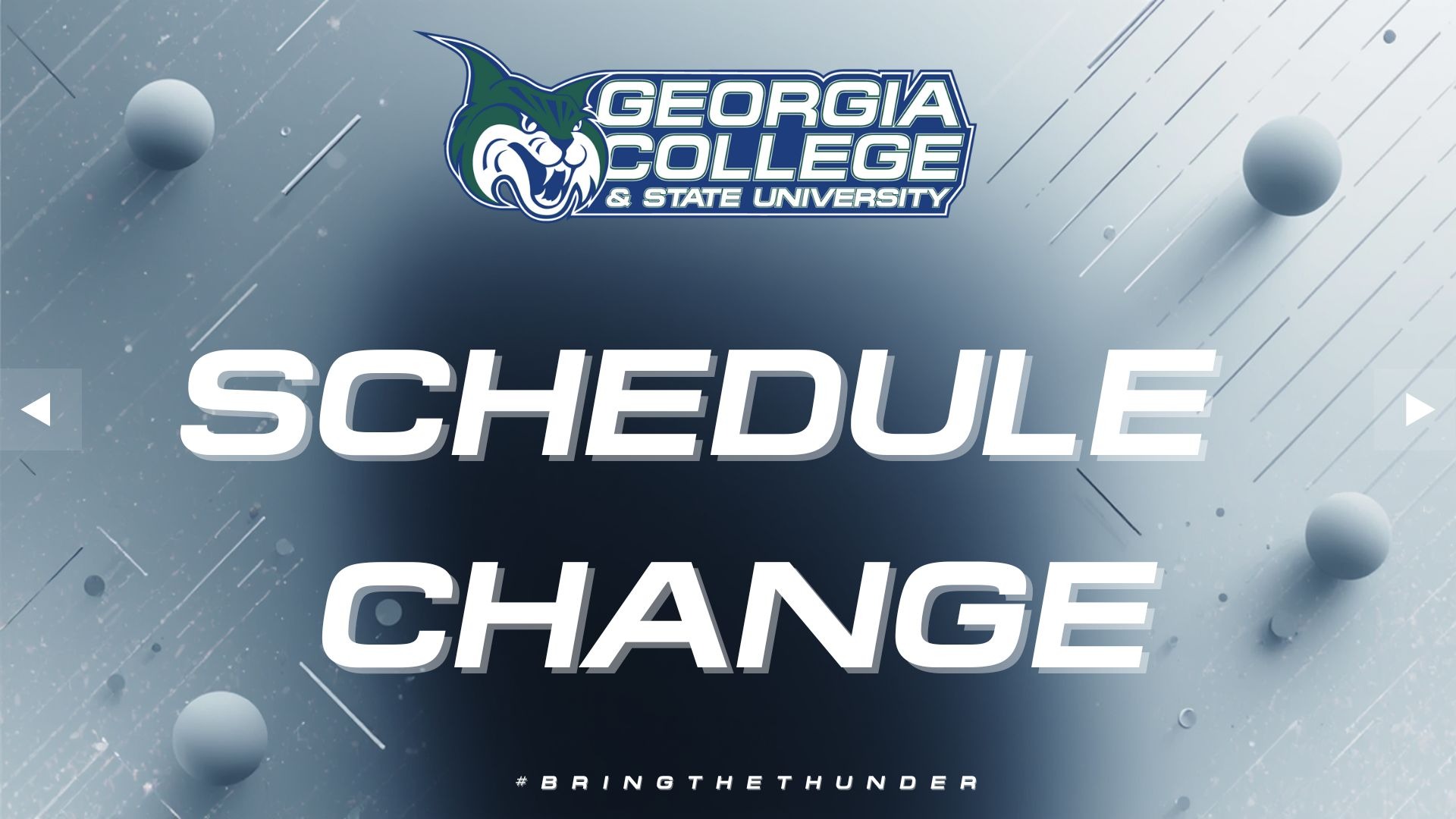 Schedule Change