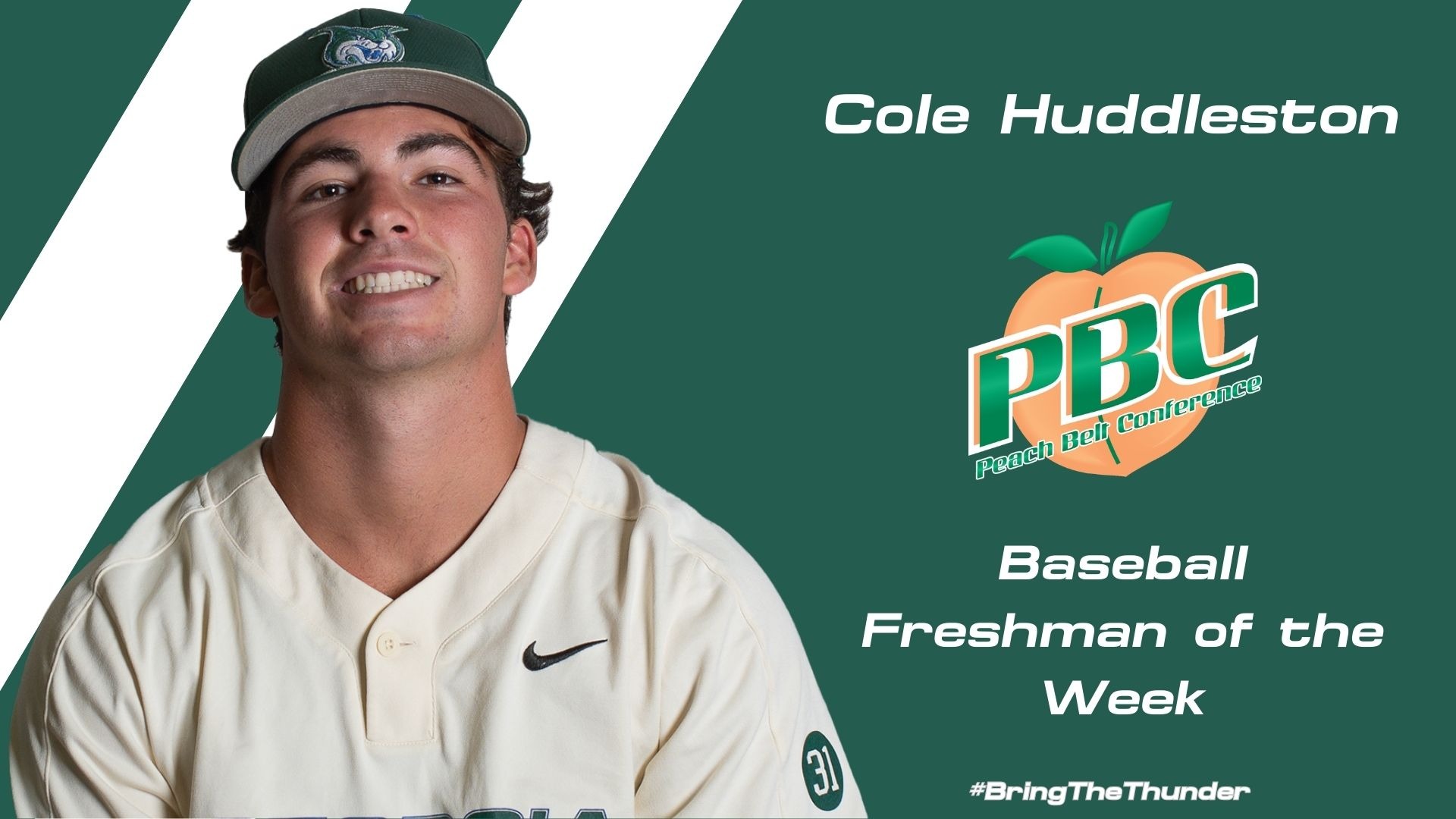 Cole Huddleston PBC Freshman of the Week