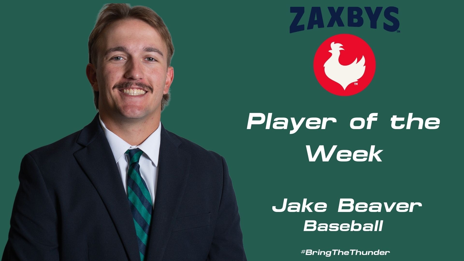 Zaxbys Player of the Week Jake Beaver