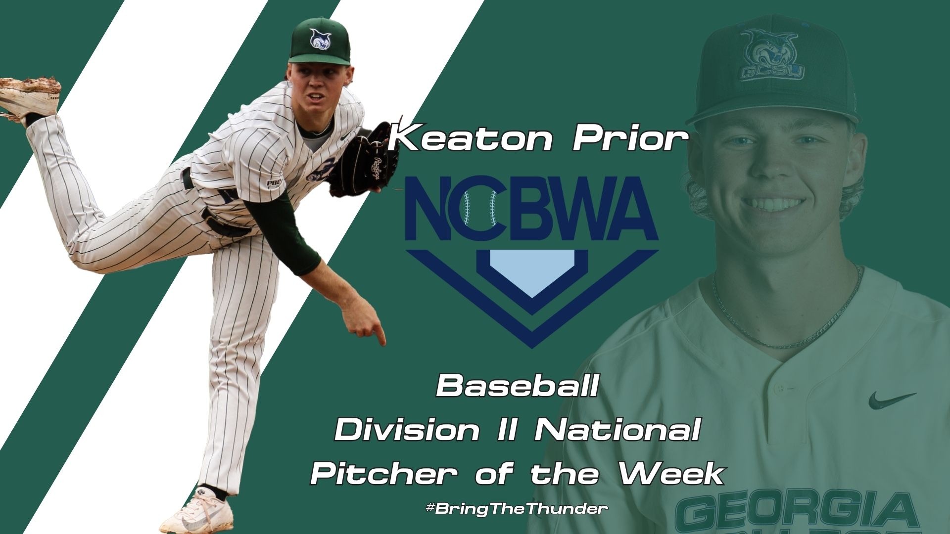 NCBWA National Pitcher of the Week Keaton Prior