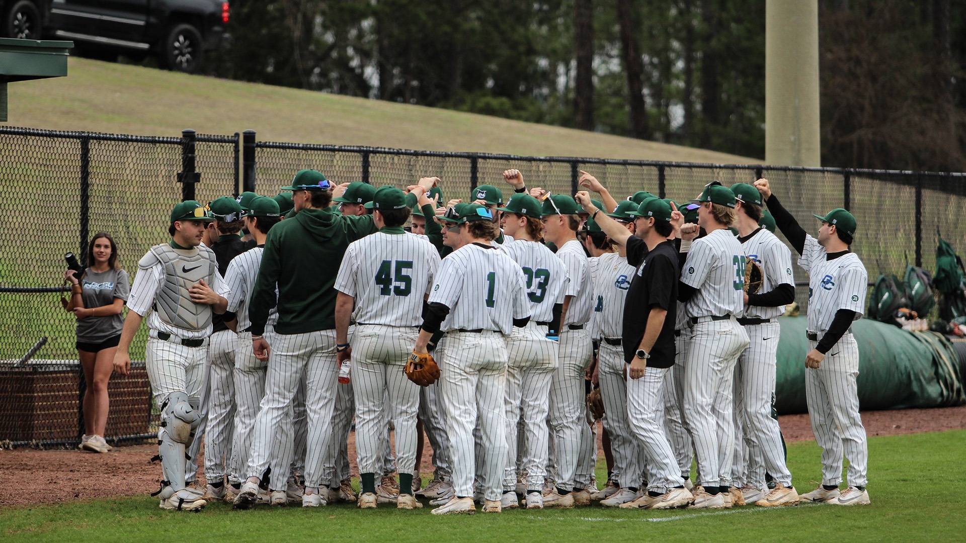 Baseball Team Huddle