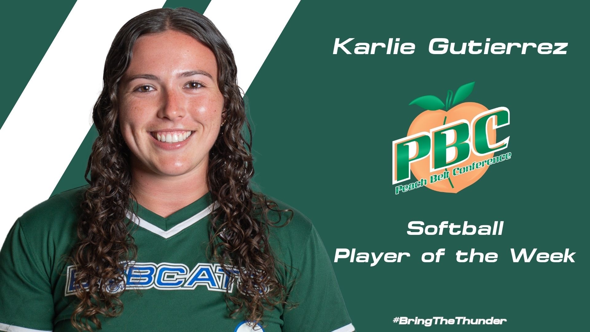 PBC Softball Player of the Week Karlie Gutierrez