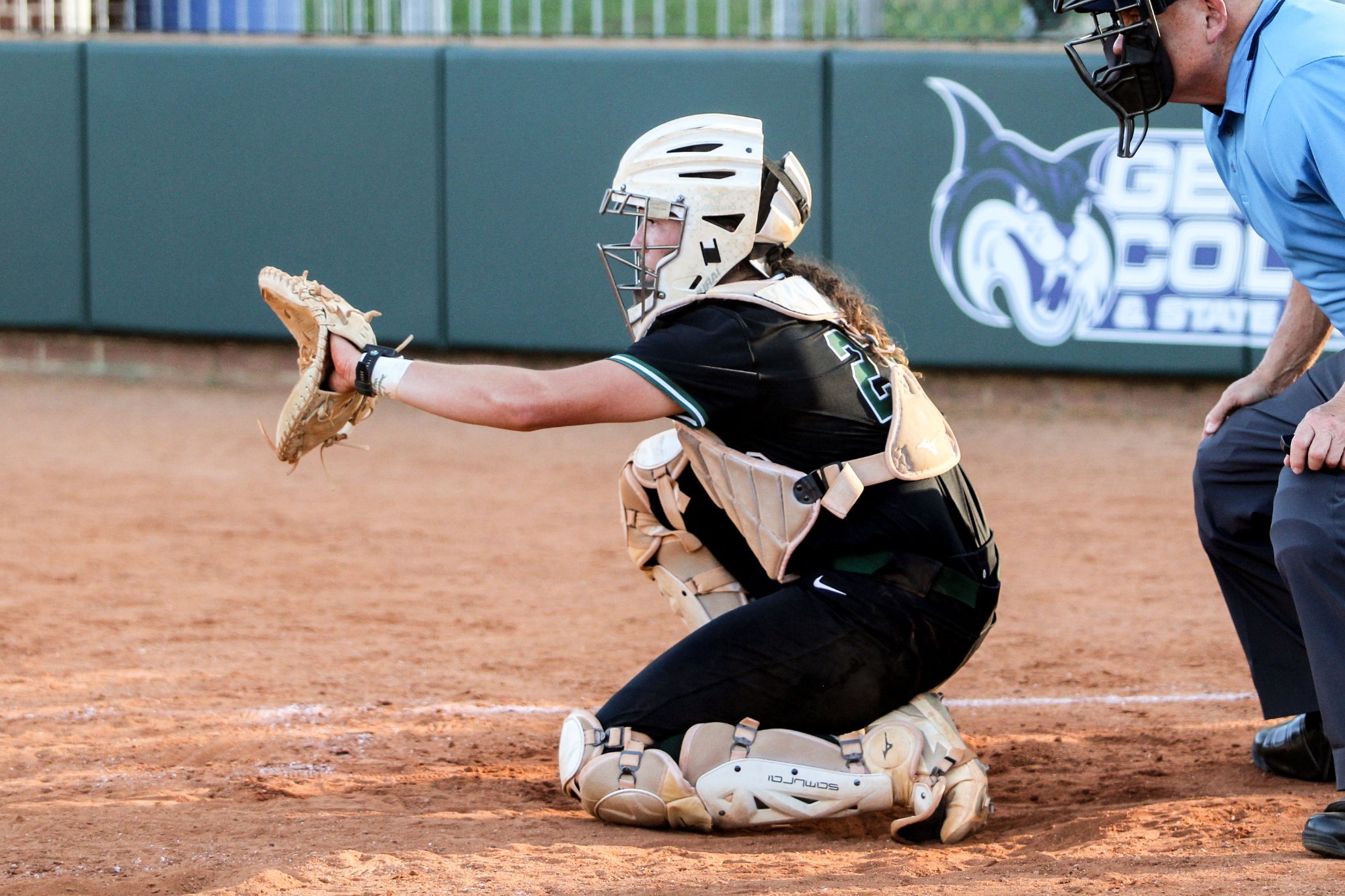 Karlie Gutierrez catching