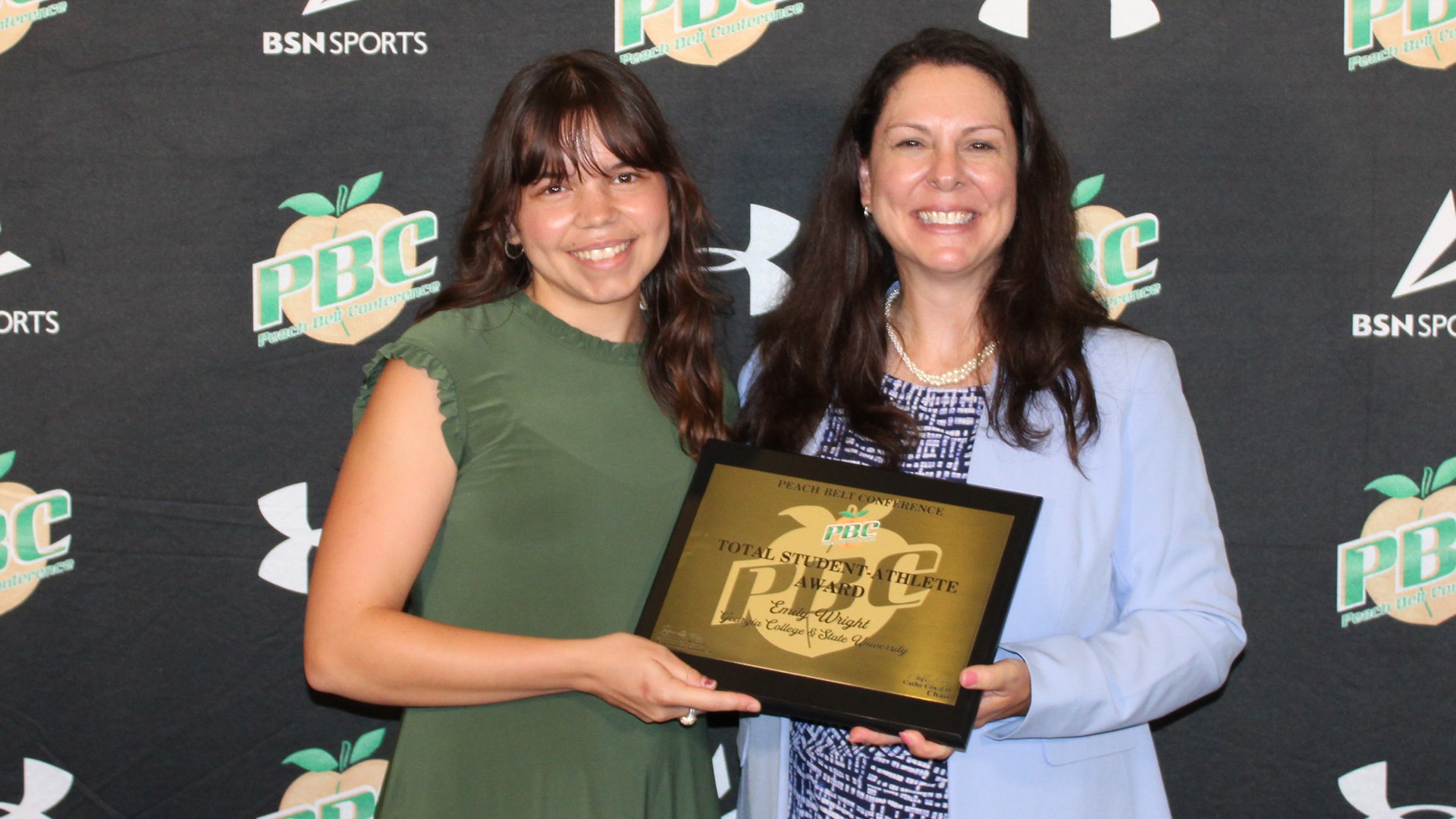 GCSU's Emily Wright receives PBC Total Student-Athlete Award