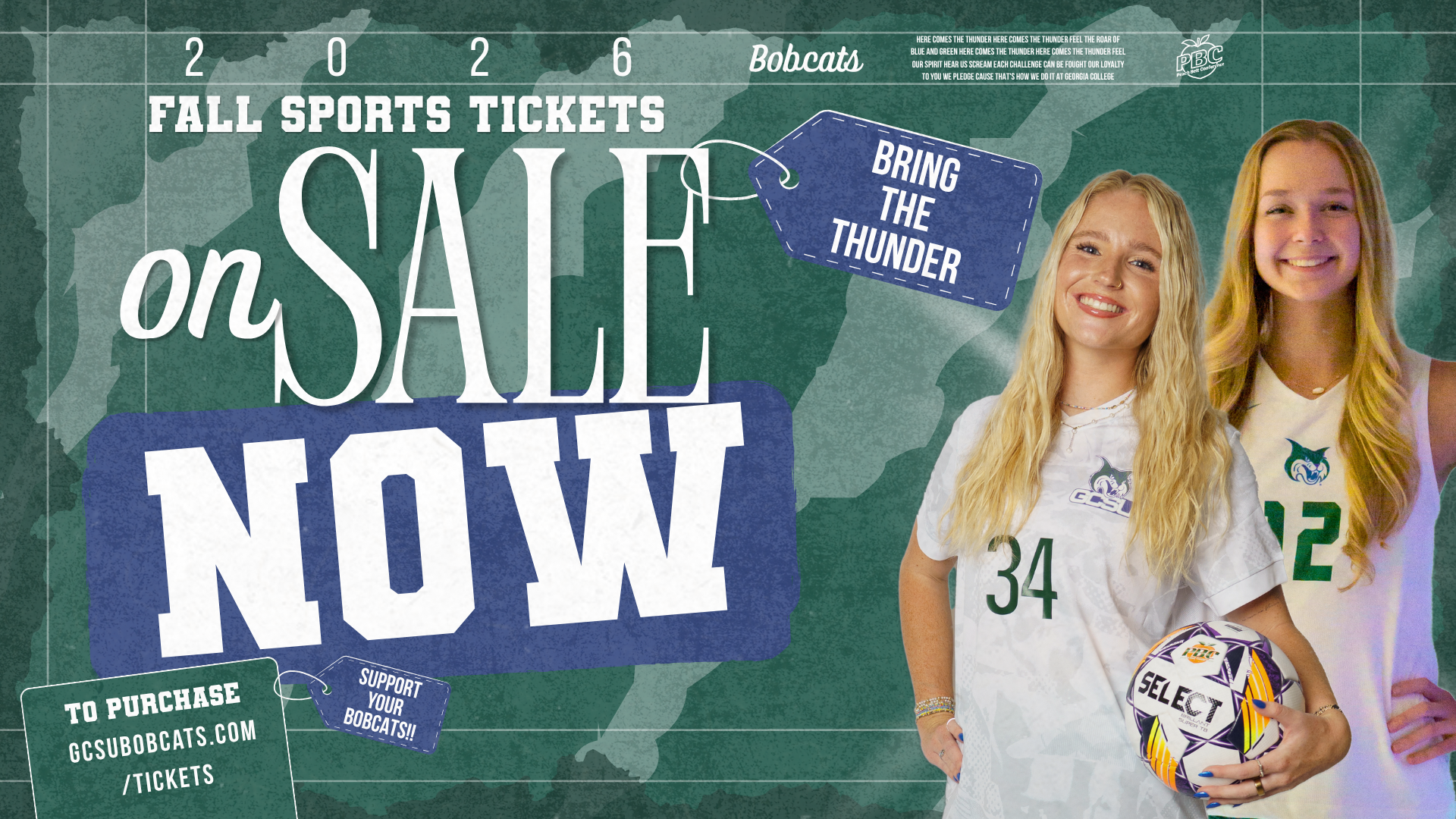 Season and single-game tickets now on sale for soccer, volleyball
