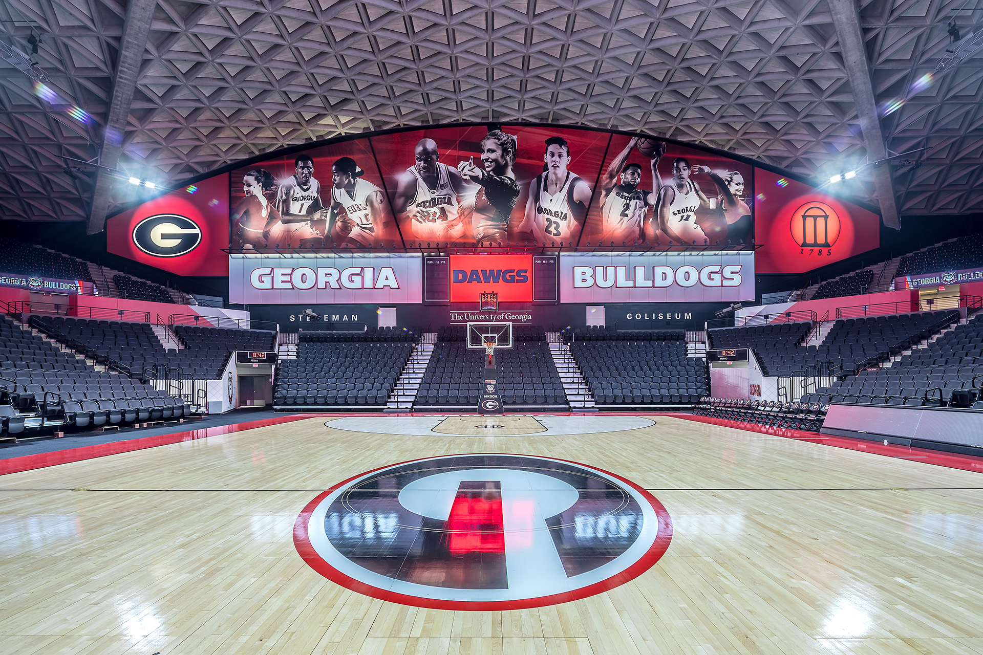Facility stegeman coliseum basketball university of georgia athletics