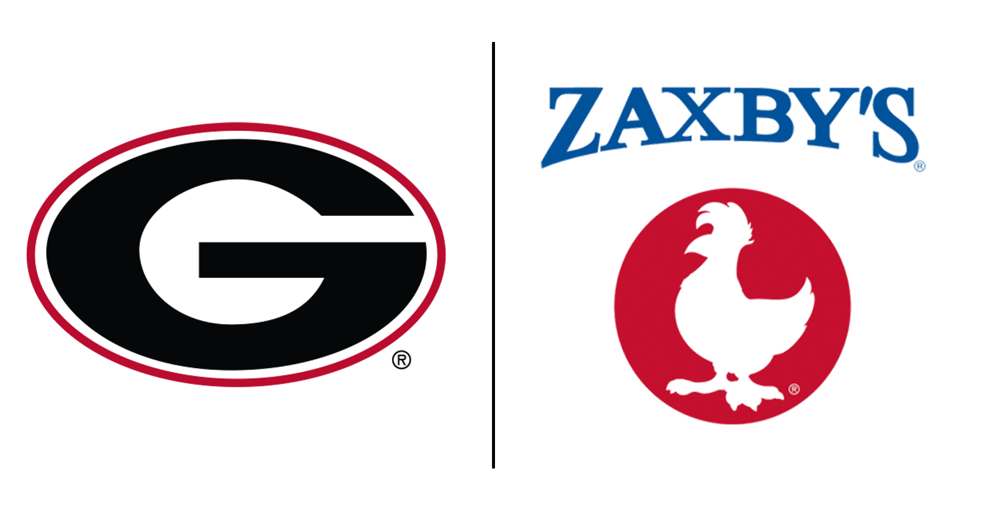 UGA-Zaxby's lockup logo