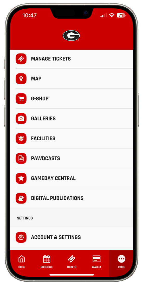 Mobile Opt-In - Menu