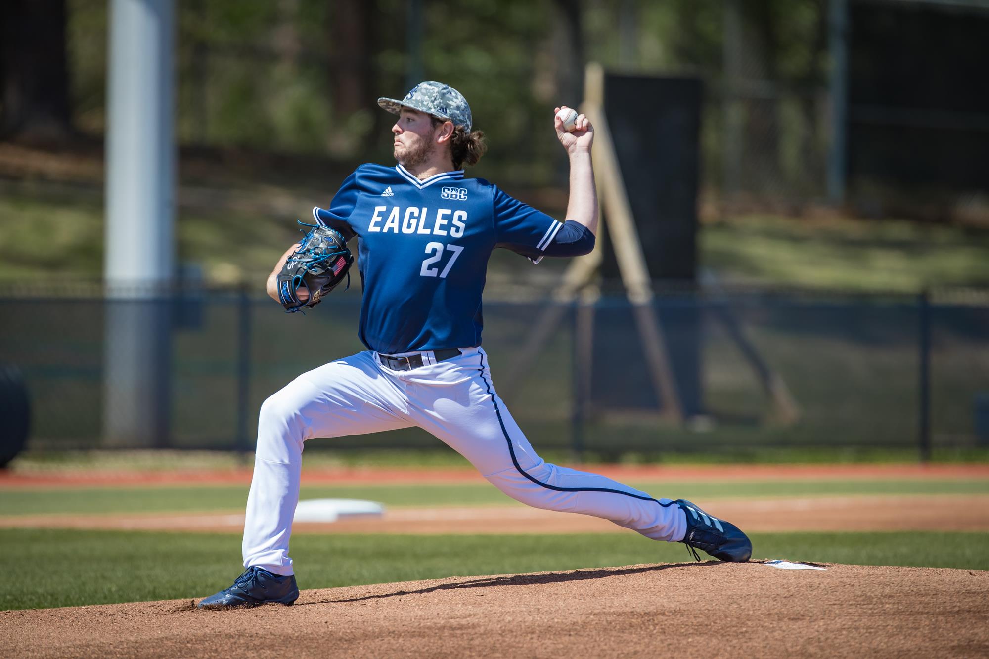Fisher Dominates, Eagles' Hot Bats Down Red Wolves, 122