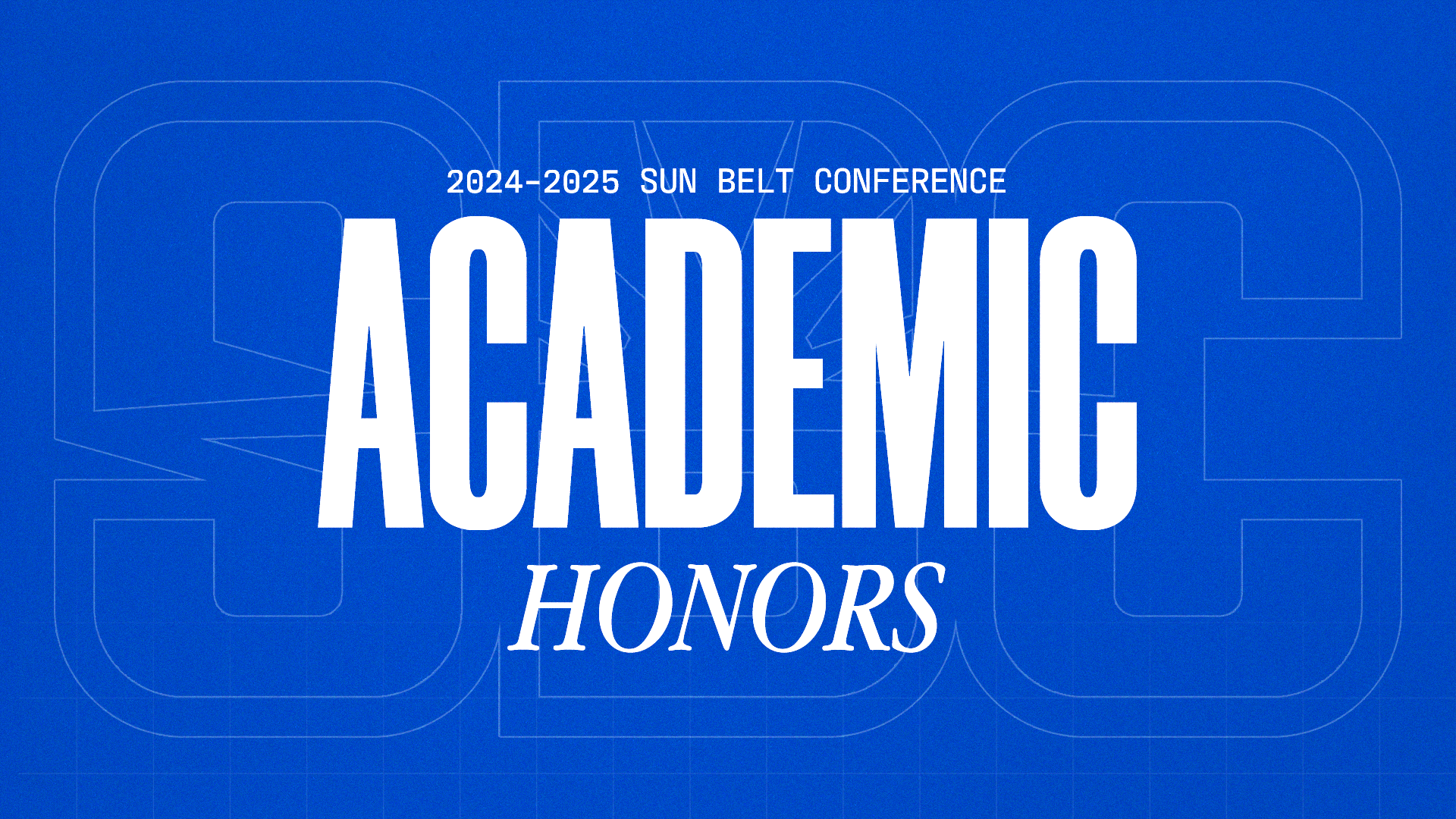 2024-25 SBC Academic Honors 