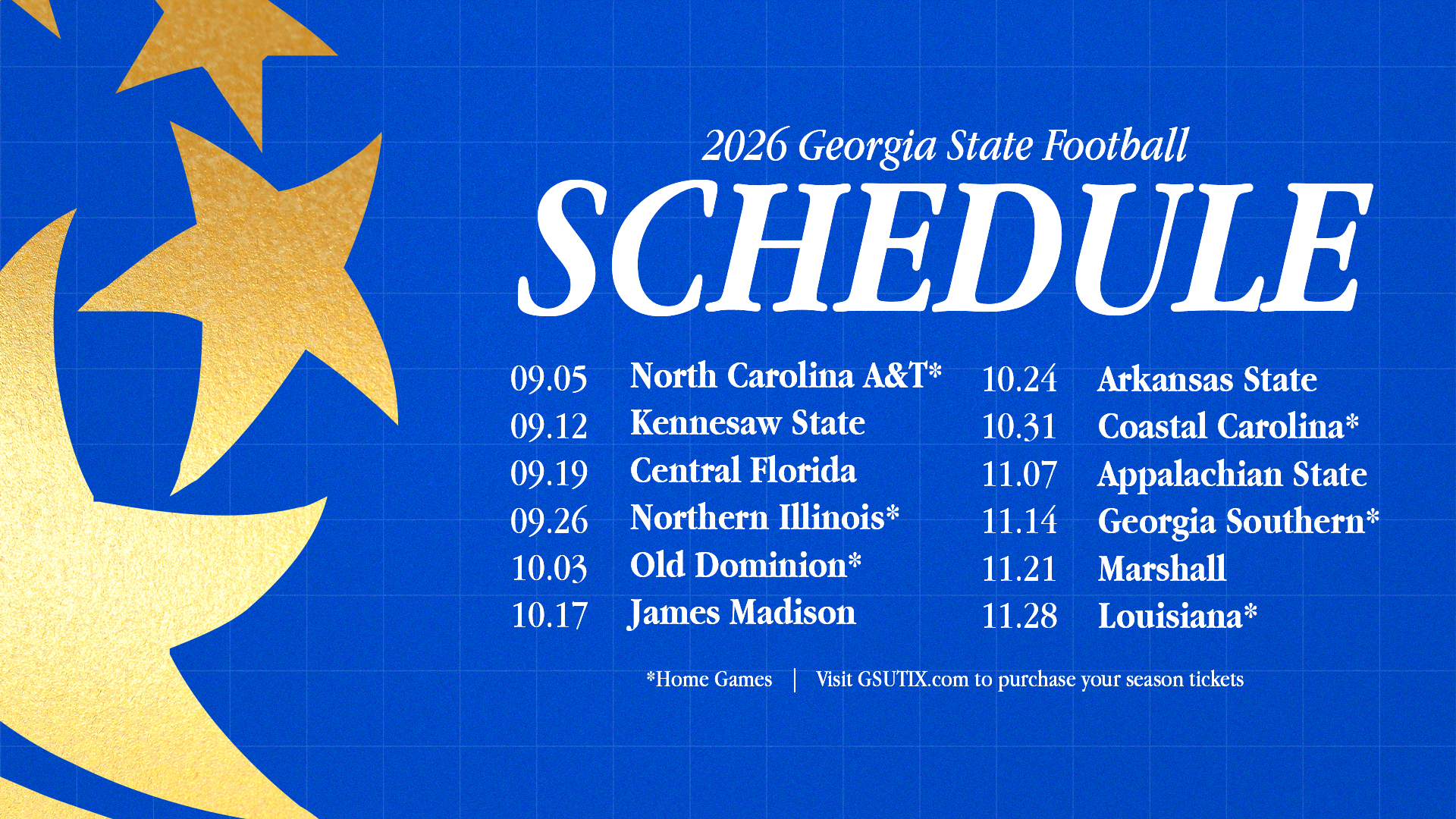 2026 Football Schedule