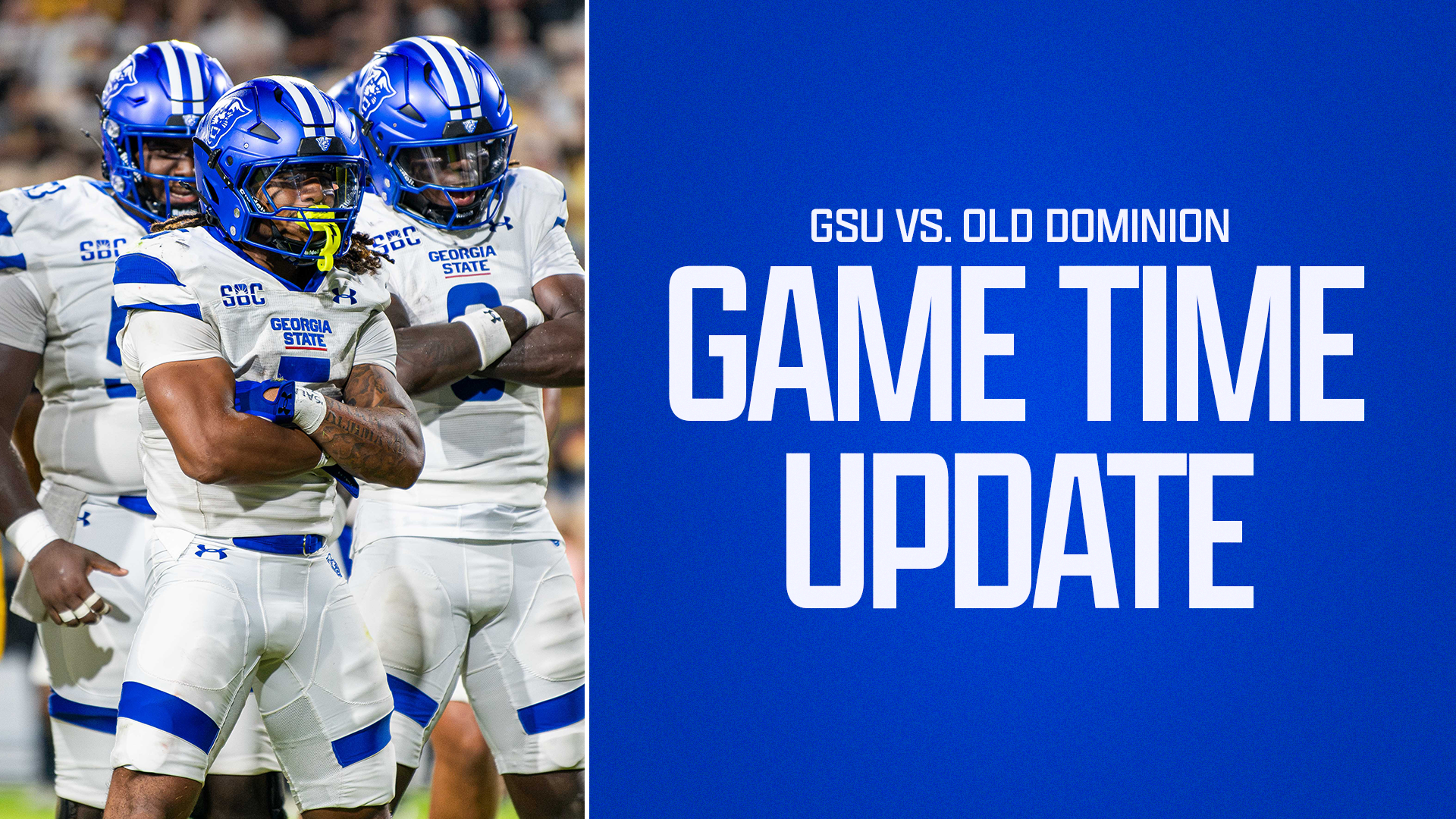 Game time update- ODU
