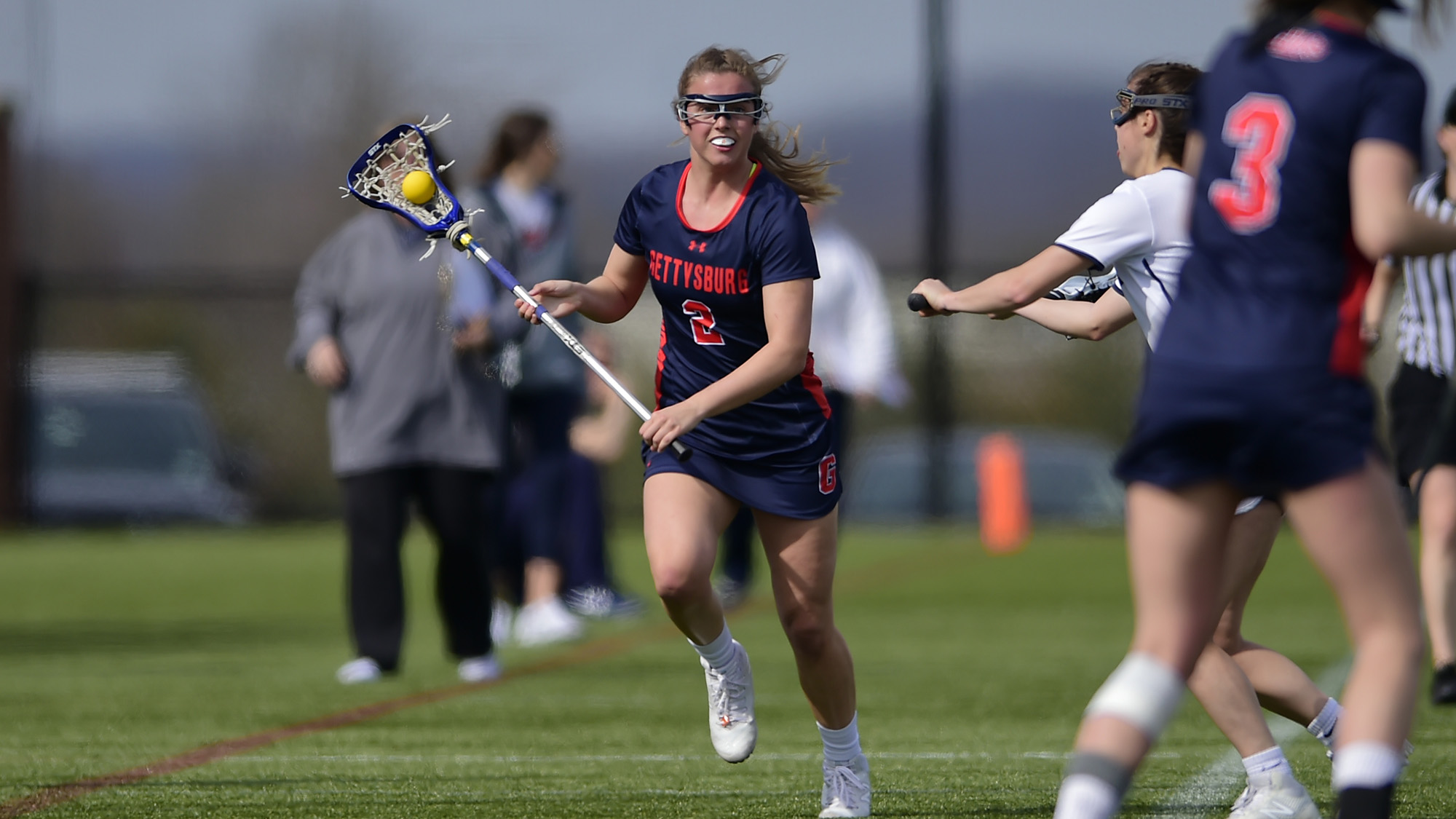 Women’s Lacrosse Remains Perfect at Muhlenberg Gettysburg College