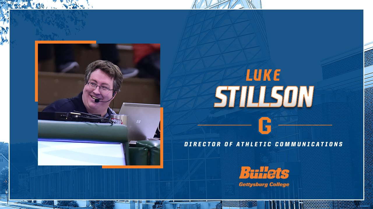 Luke Stillson was named Gettysburg's Director of Athletic Communications.
