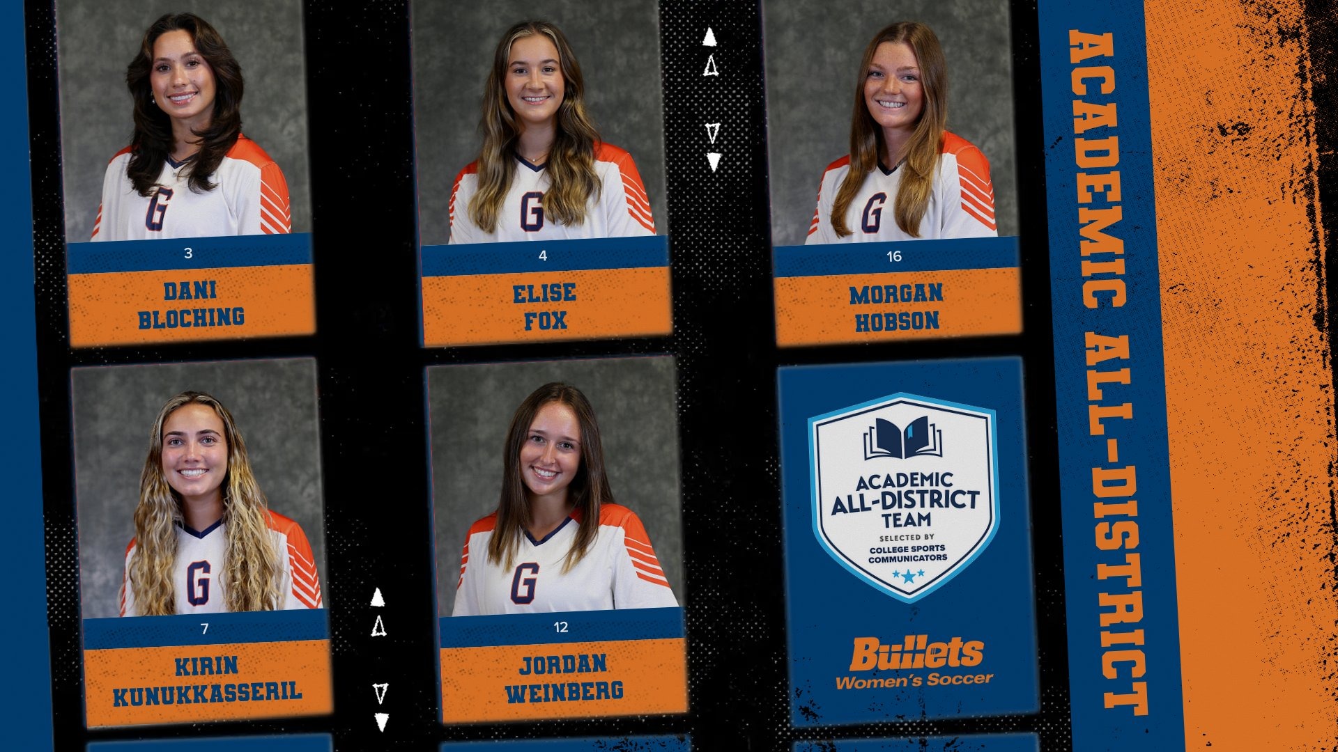 Six Gettysburg women’s soccer players tabbed Academic AllDistrict