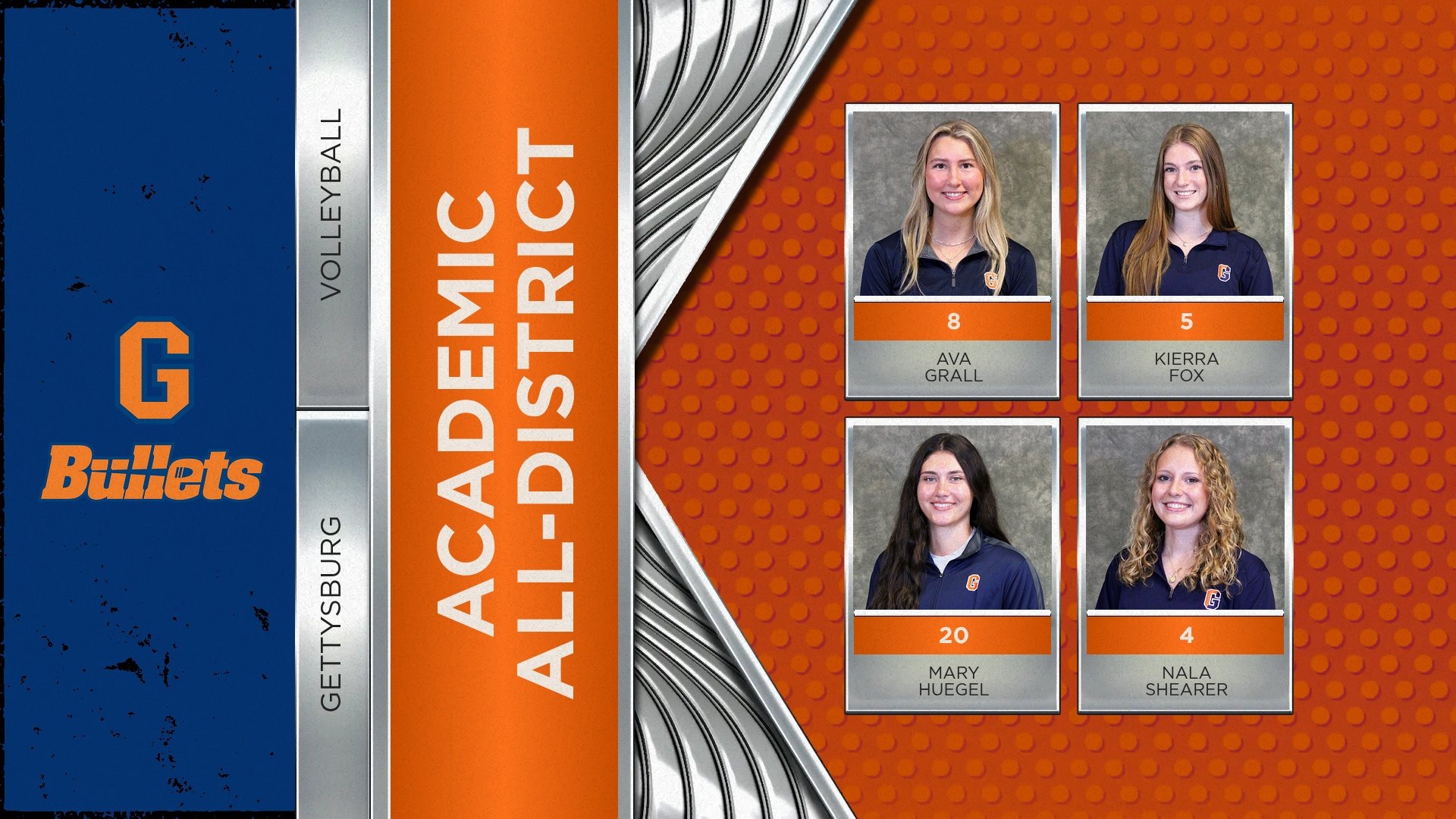 Academic All-District Volleyball