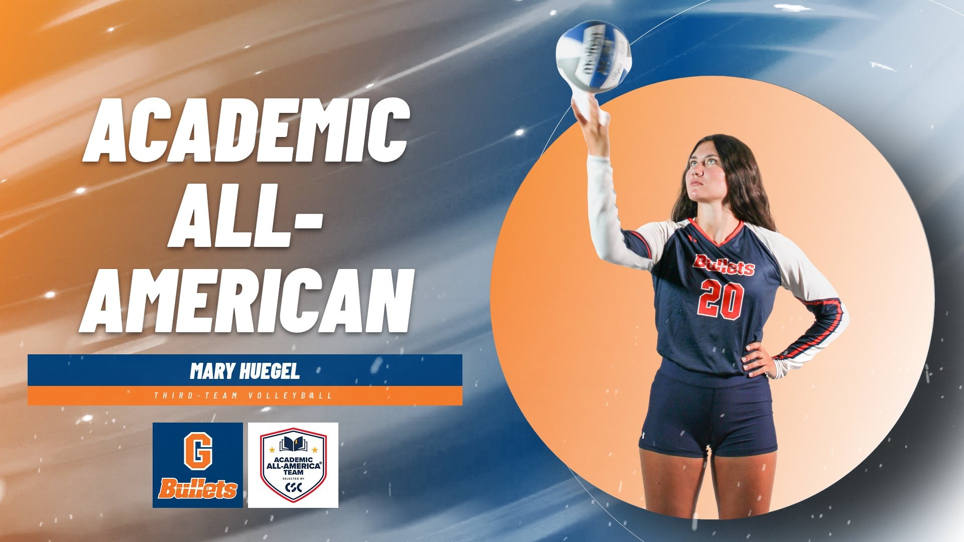 Mary Huegel Academic All-America Volleyball