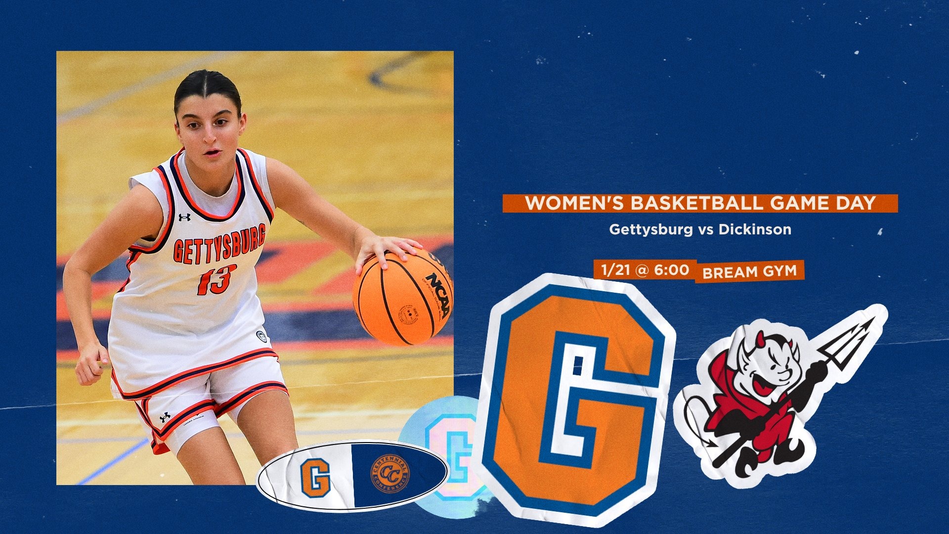 Women's Basketball Game Day vs Dickinson - January 21