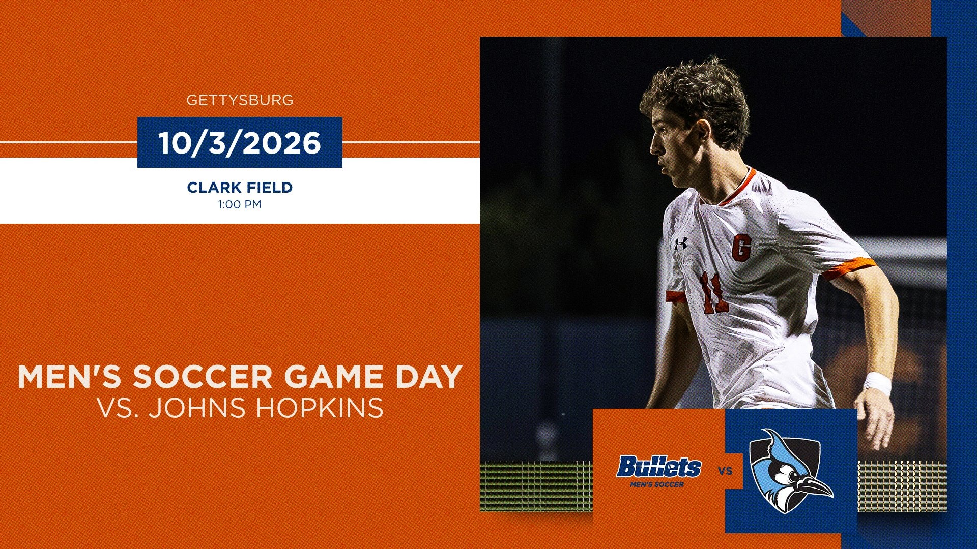 Men's Soccer vs. Johns Hopkins Gameday