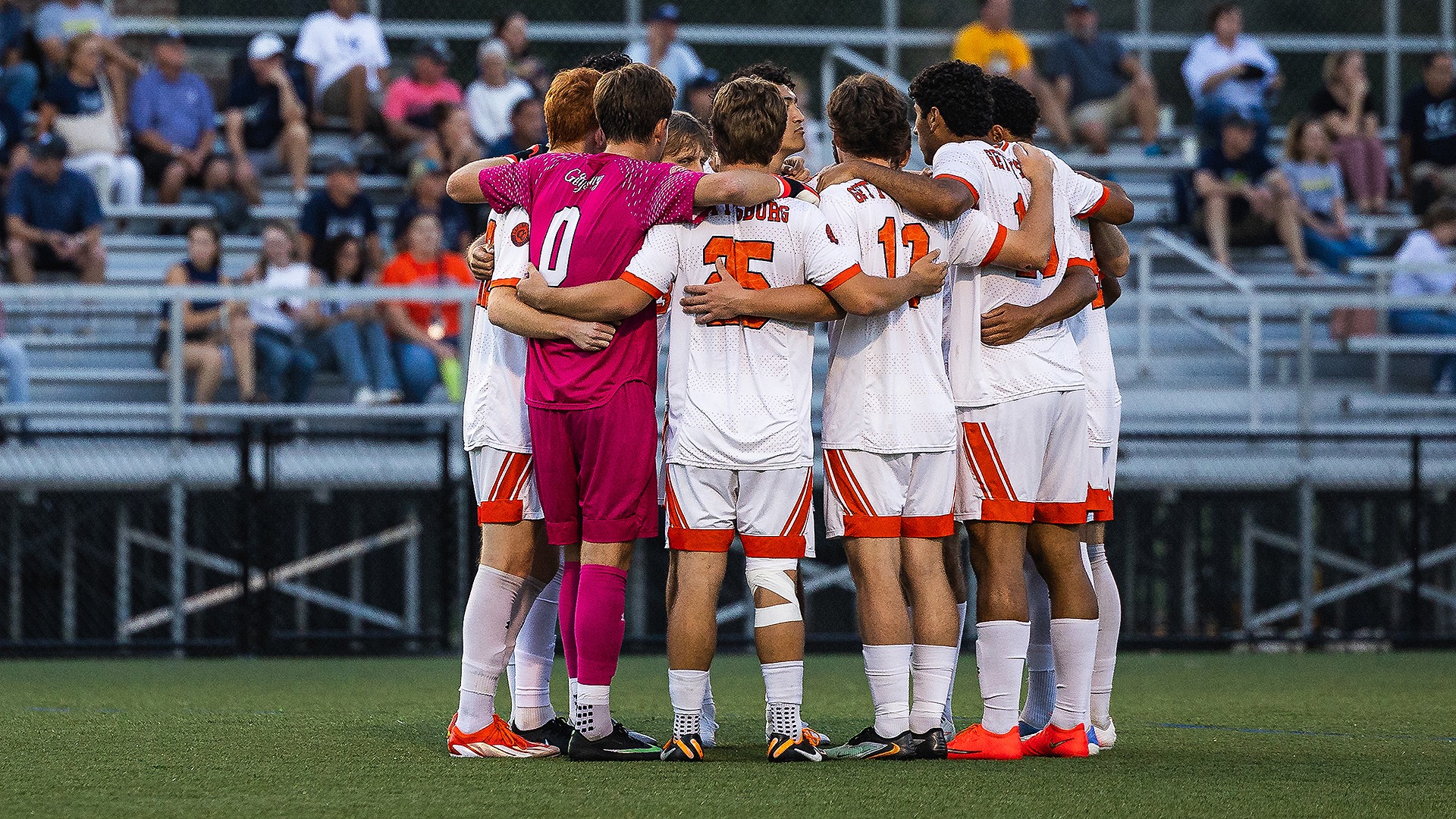 Pregame huddle