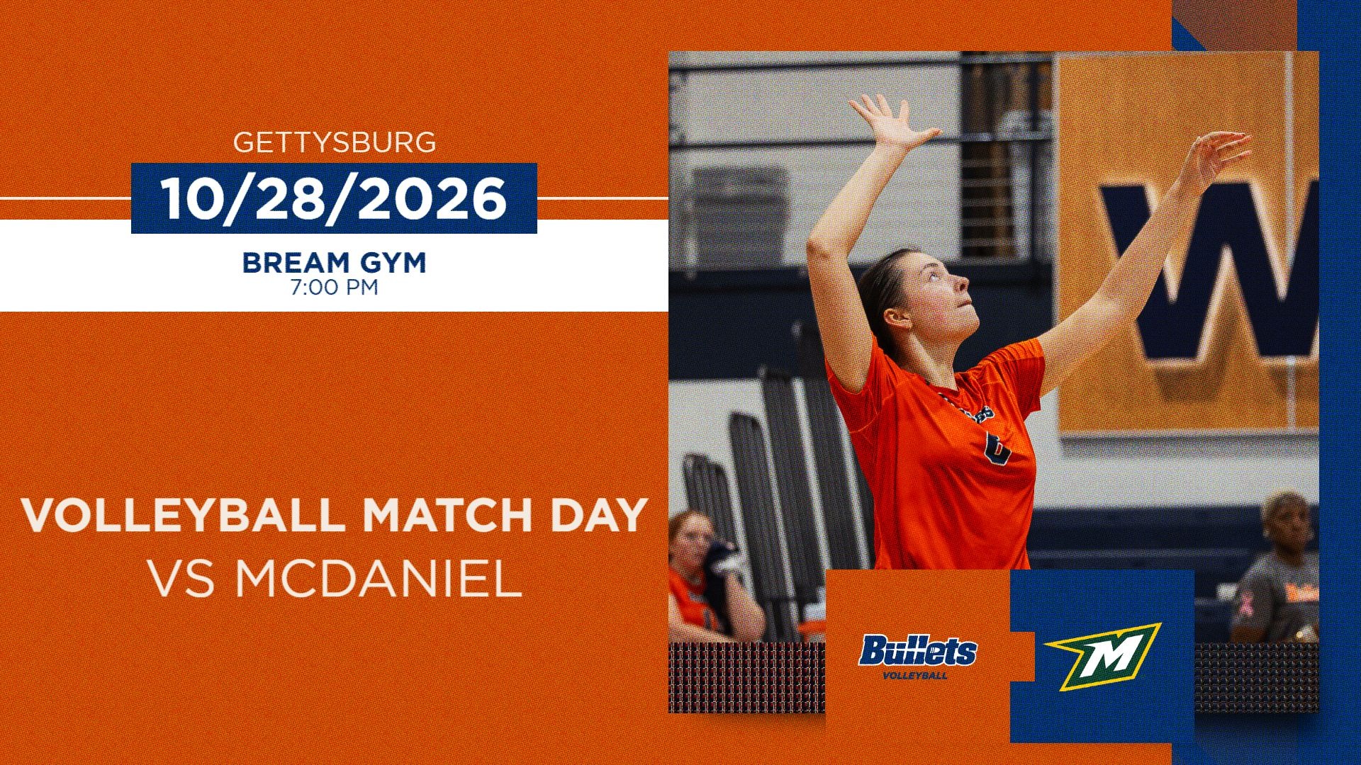 Volleyball Game Day vs. McDaniel