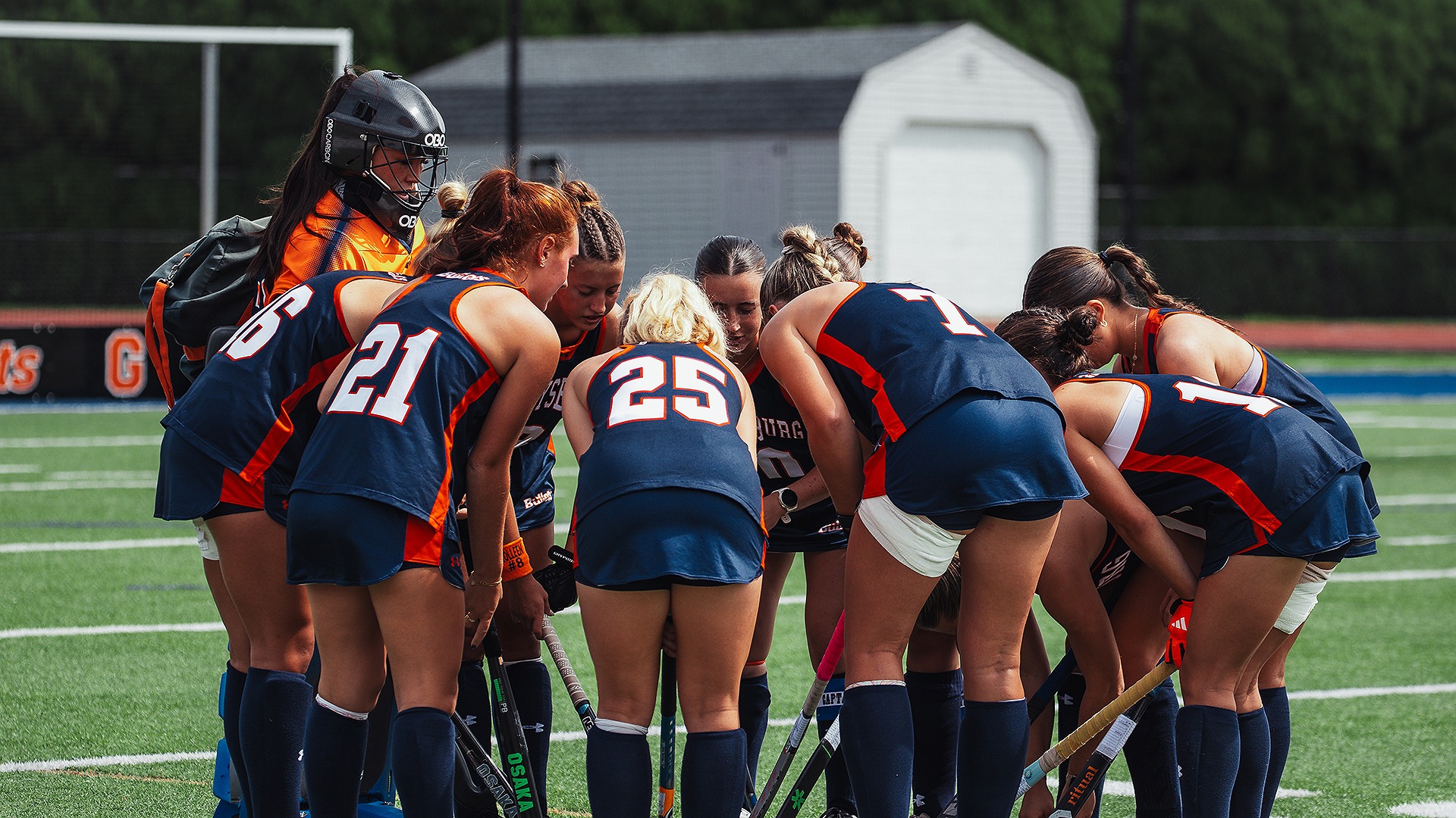 Team huddle
