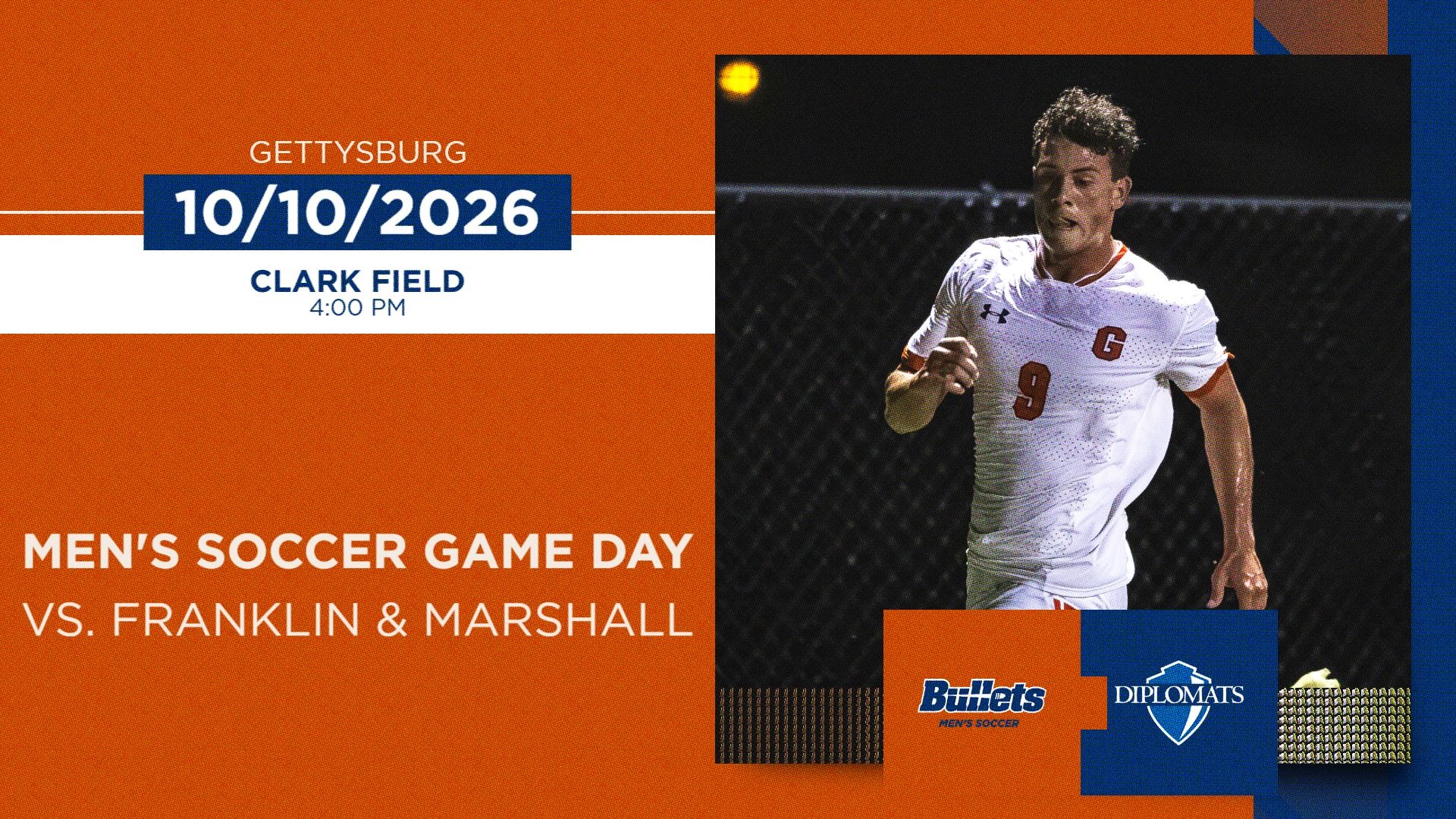 Men's Soccer Game Day vs. Franklin & Marshall