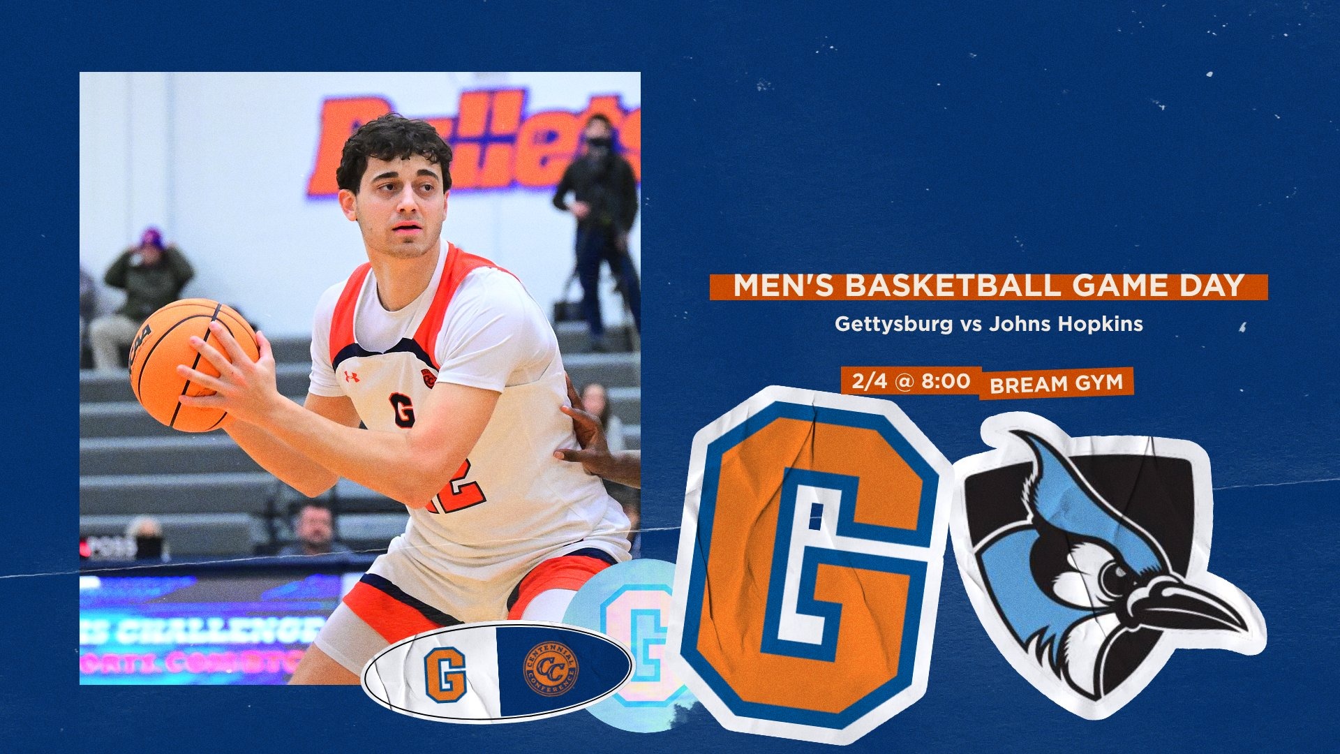 Men's Basketball Gameday vs. Johns Hopkins, Feb. 4