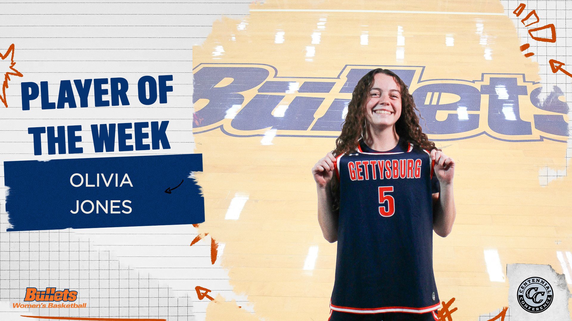 Centennial Conference Player of the Week - Olivia Jones
