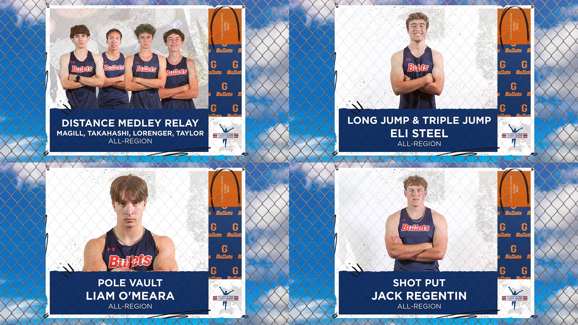 Men's Indoor Track and Field All-Region