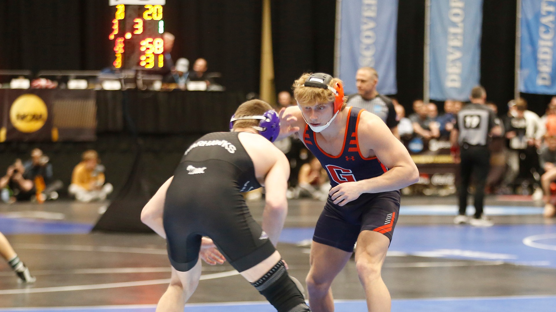 Gavin Pascoe wrestling