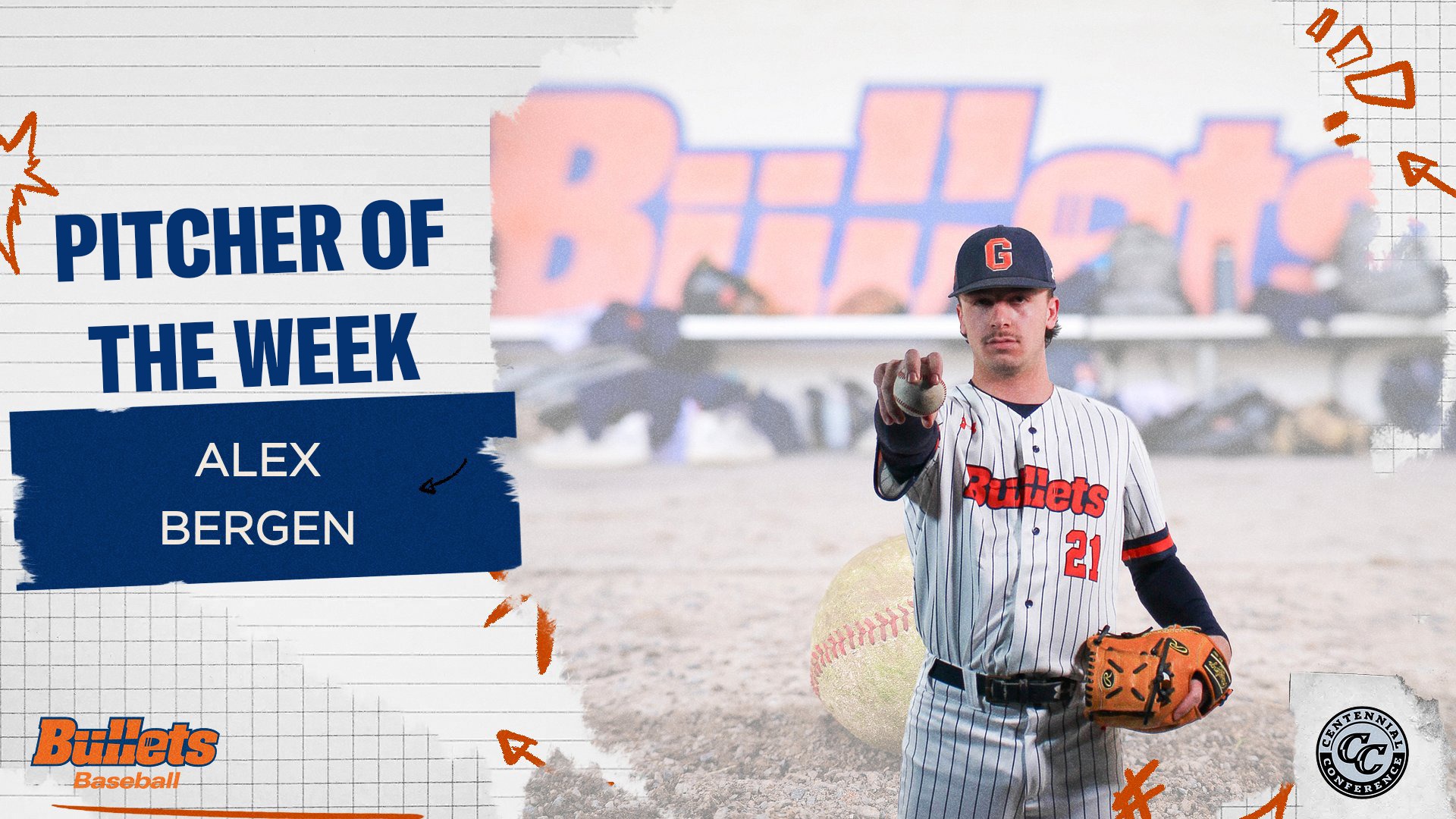 Alex Bergen Pitcher of the Week
