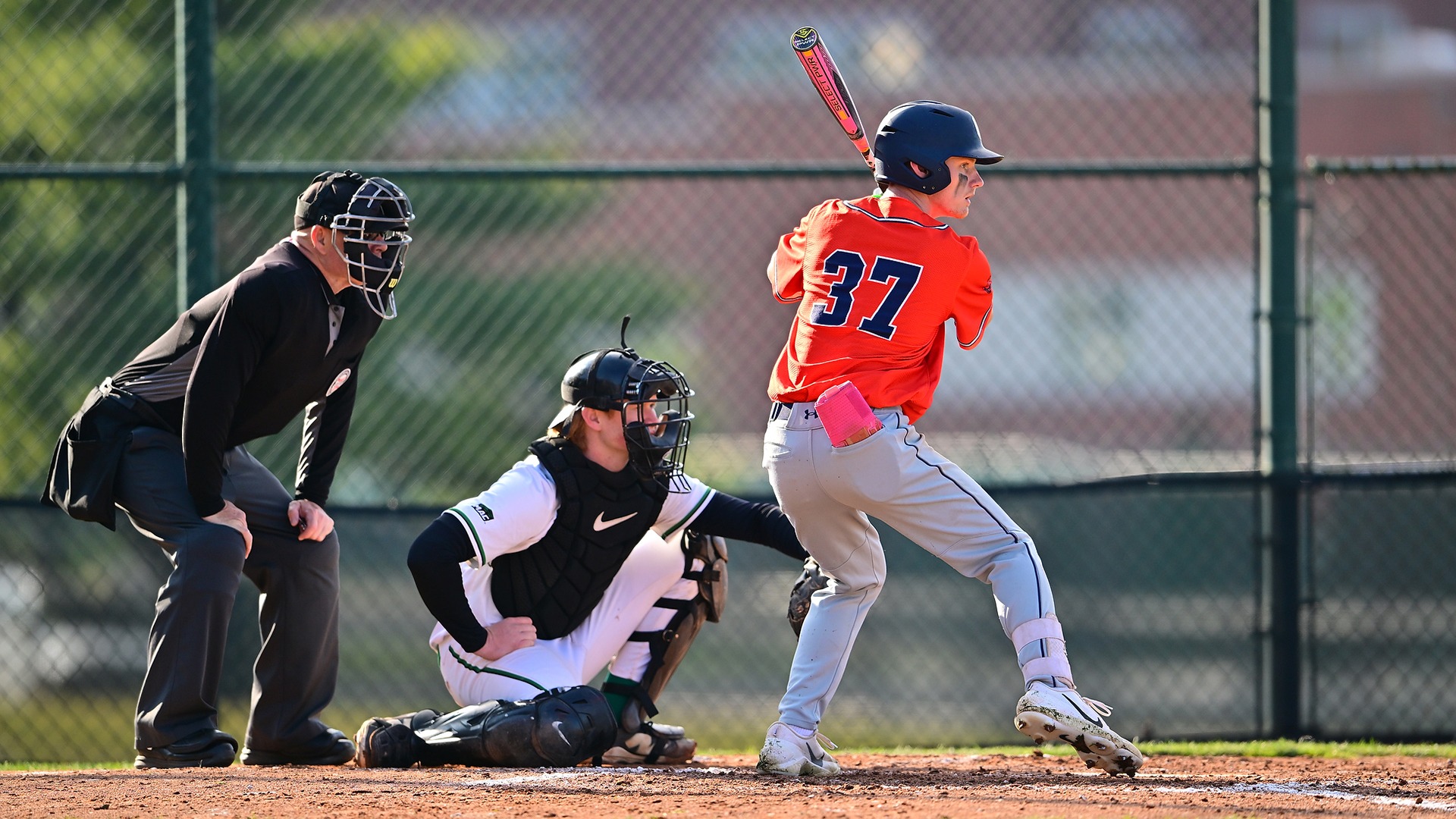 Mike Coleman hitting