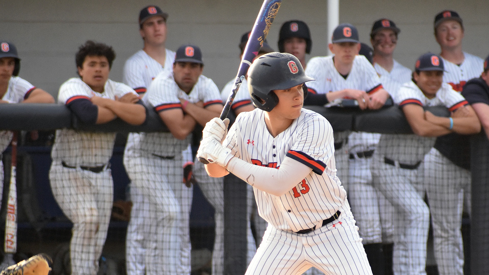 David Ruckman hitting