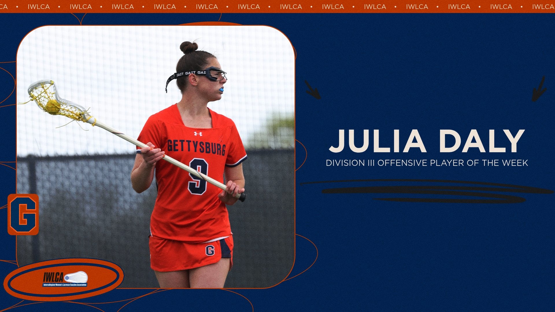 Julia Daly IWCA Division 3 Offensive Player of the Week
