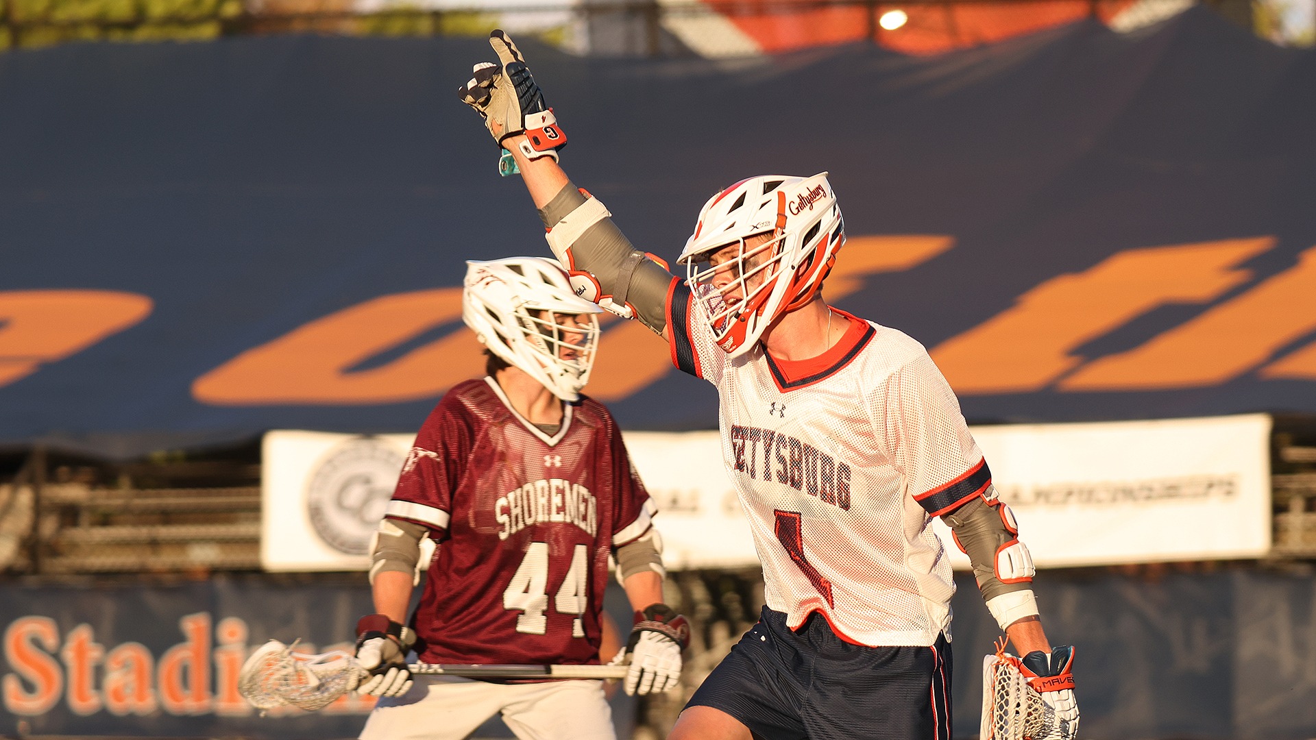Charlie Johnson celebrates a goal