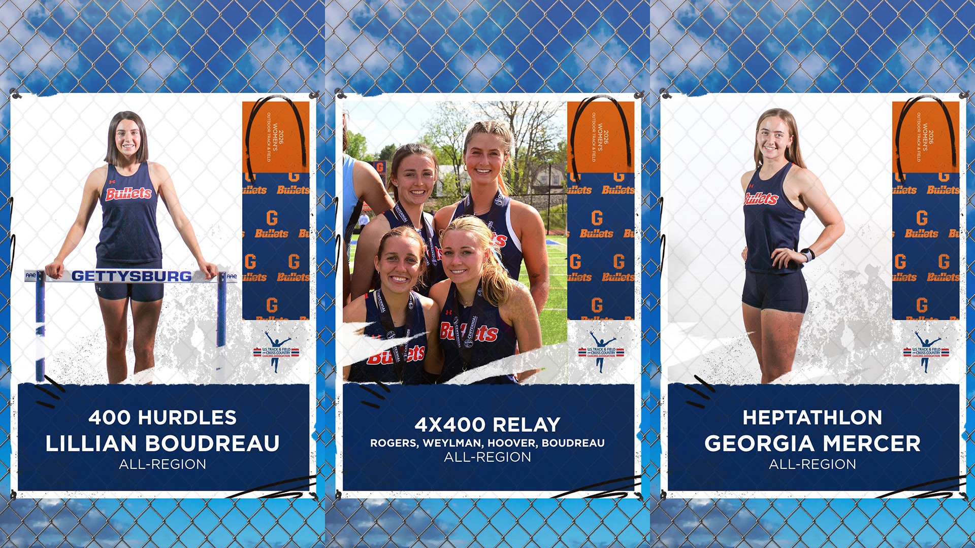 Women's Outdoor Track and Field All-Region