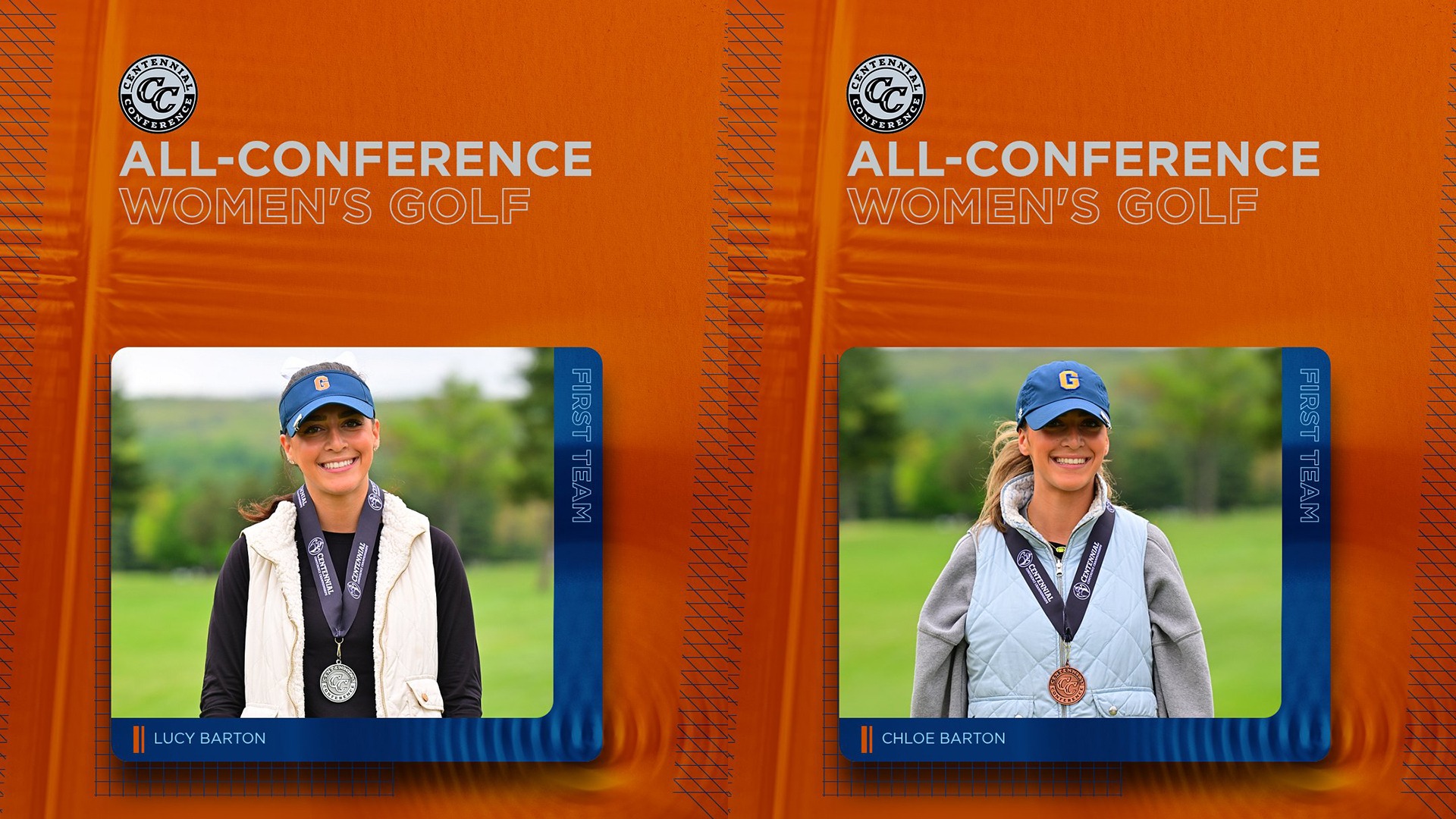 Lucy Barton, Chloe Barton All-Conference women's golf