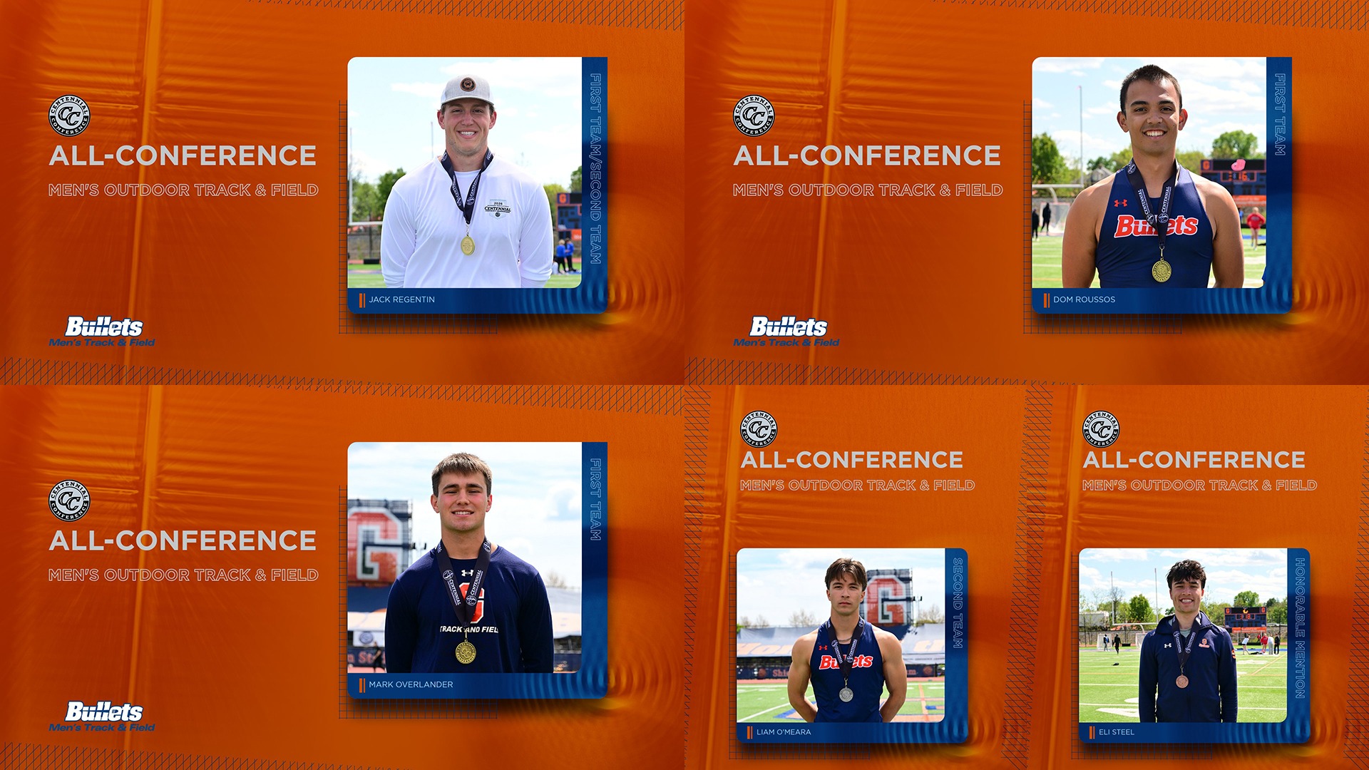All-Centennial Conference men's outdoor track and field team