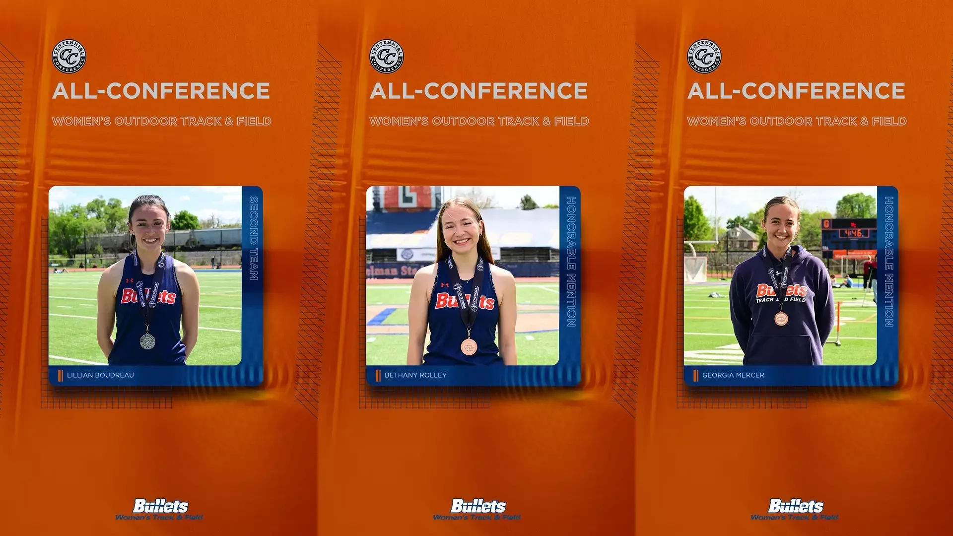 All-Centennial Conference women's outdoor track and field