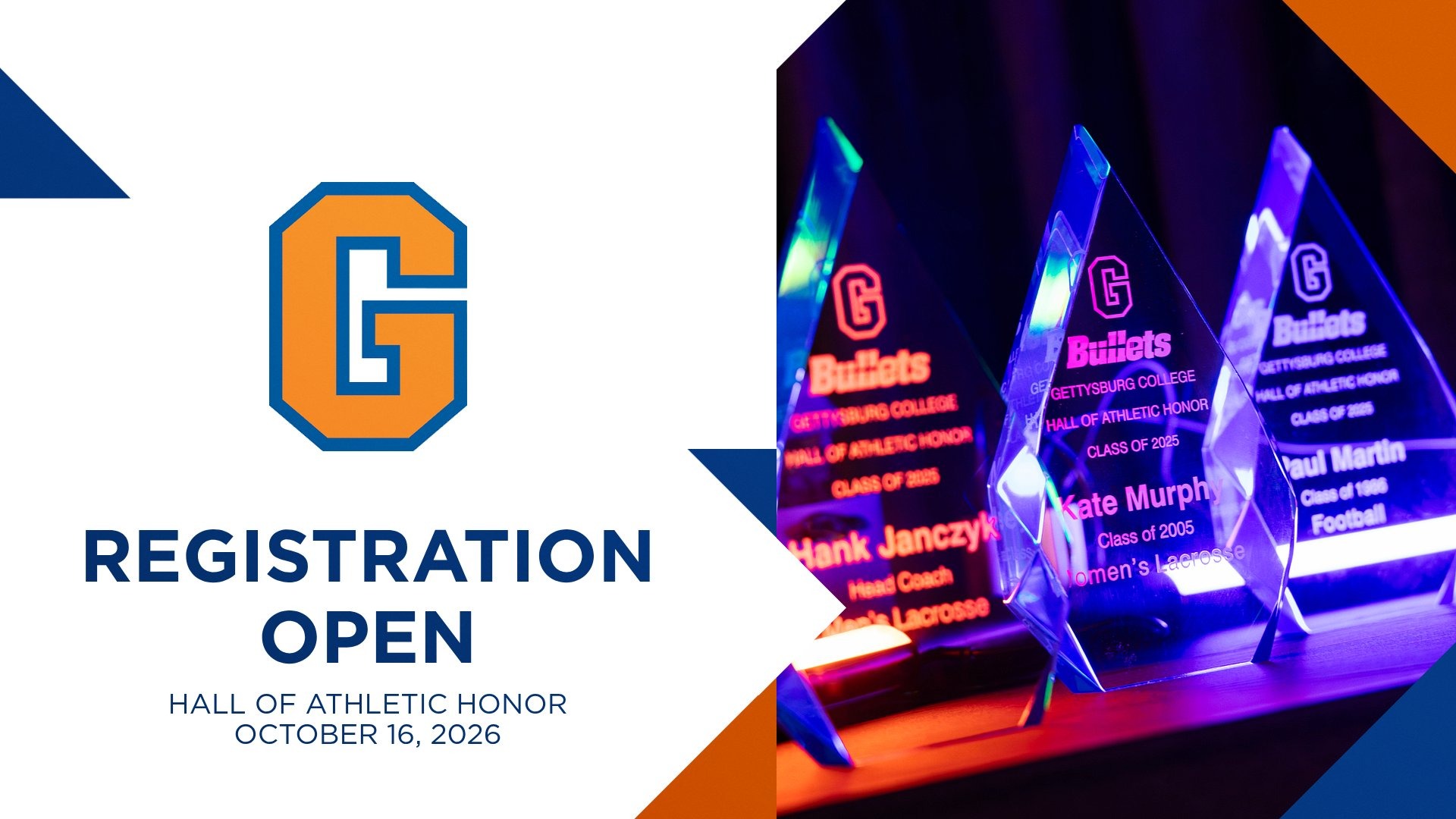 Hall of Athletic Honor Registration Open