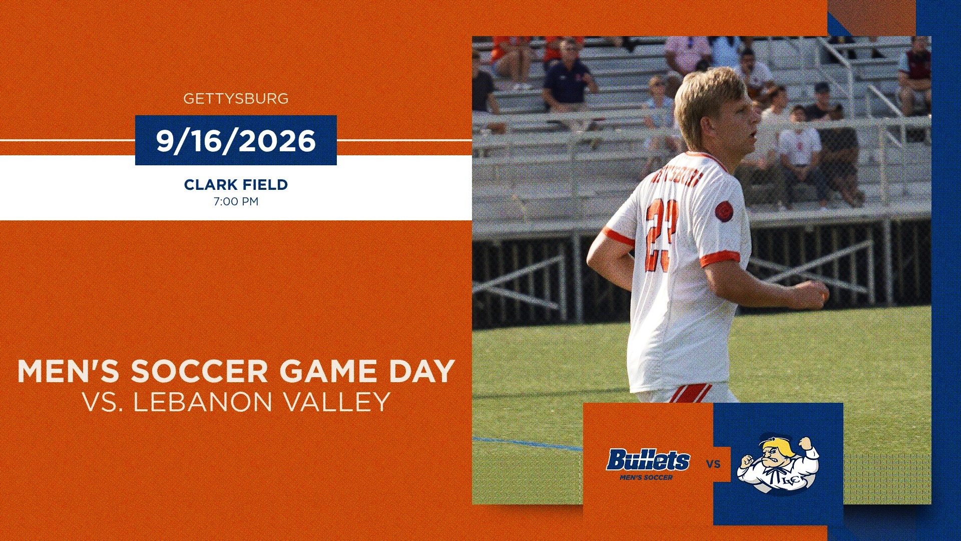 Men's Soccer Game Day vs. Lebanon Valley