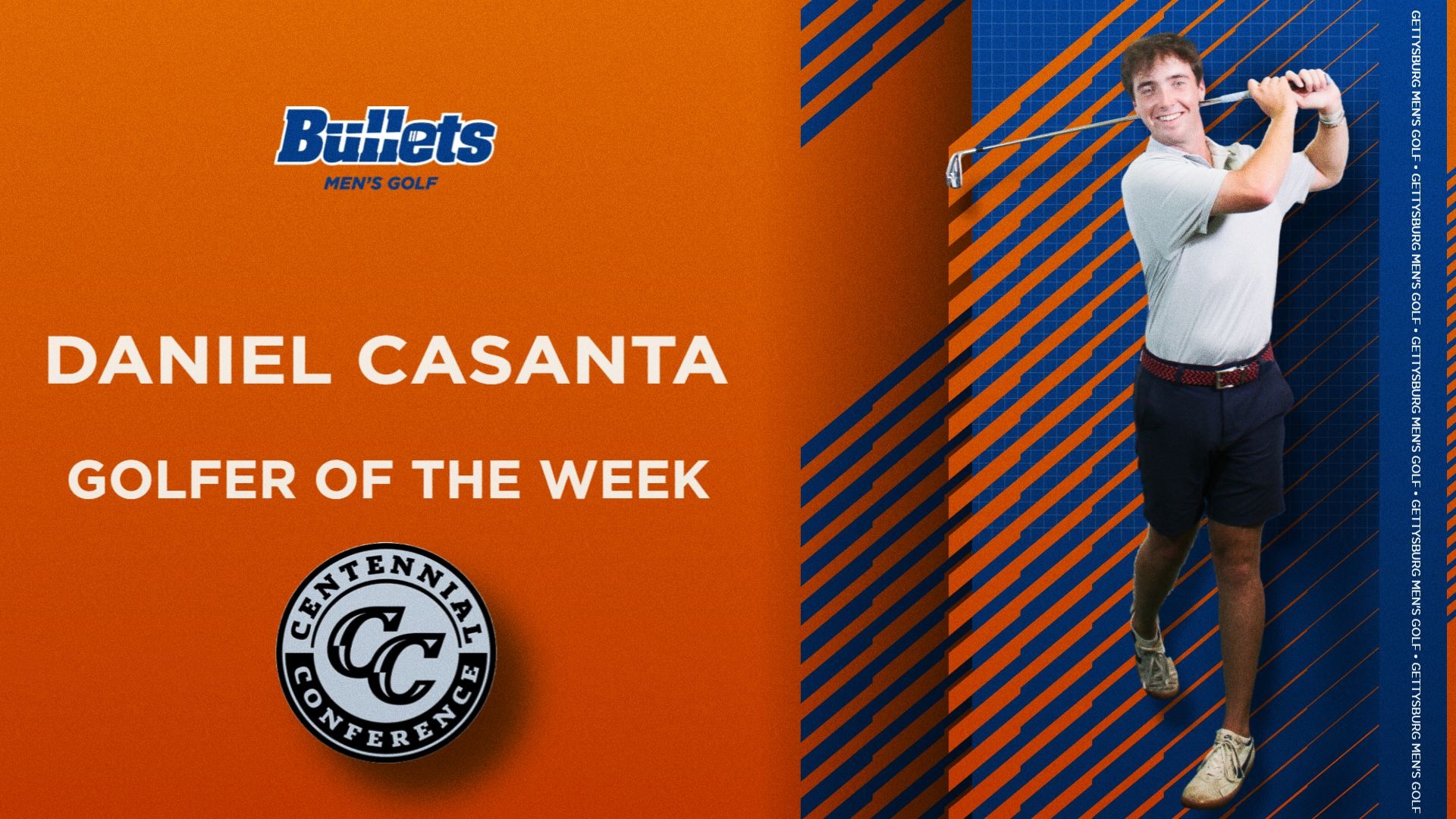 Daniel Casanta Centennial Conference Golfer of the Week